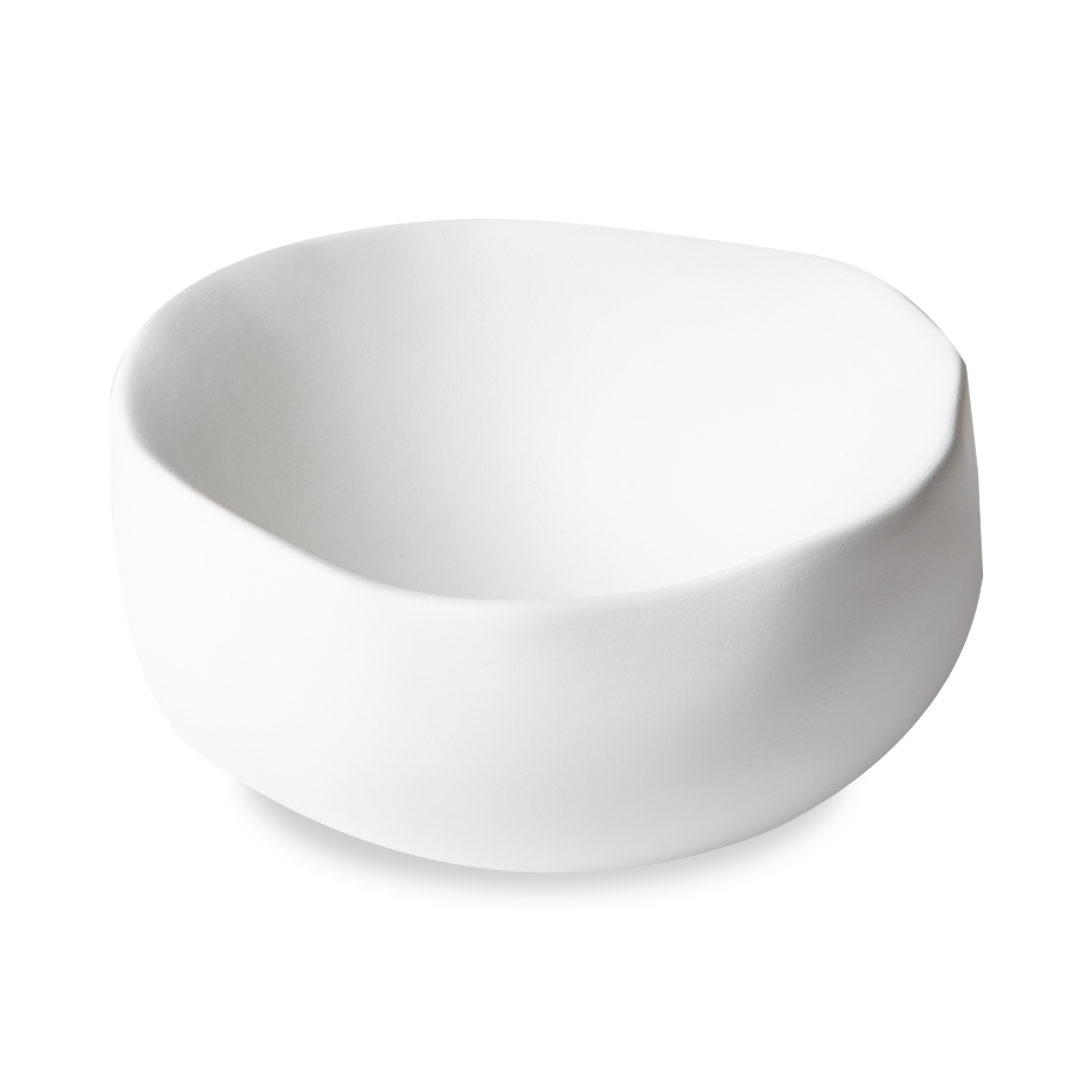 Organic Matte White Ceramic Bowl - Eco-Friendly, Durable & Stylish for Salads, Soups & Healthy Meals - Perfect for Home, Restaurant & Kitchen Use