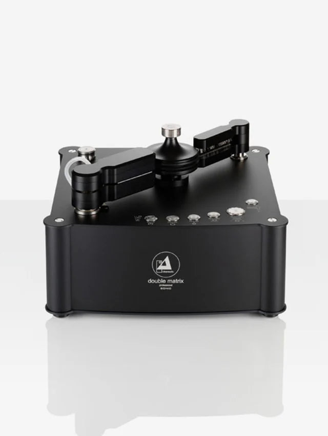 ClearAudio Double Matrix Professional Sonic Record Cleaning Machine - Black | Vinyl Record Cleaner for Audiophiles & Collectors | Perfect for Home Studios & Music Enthusiasts