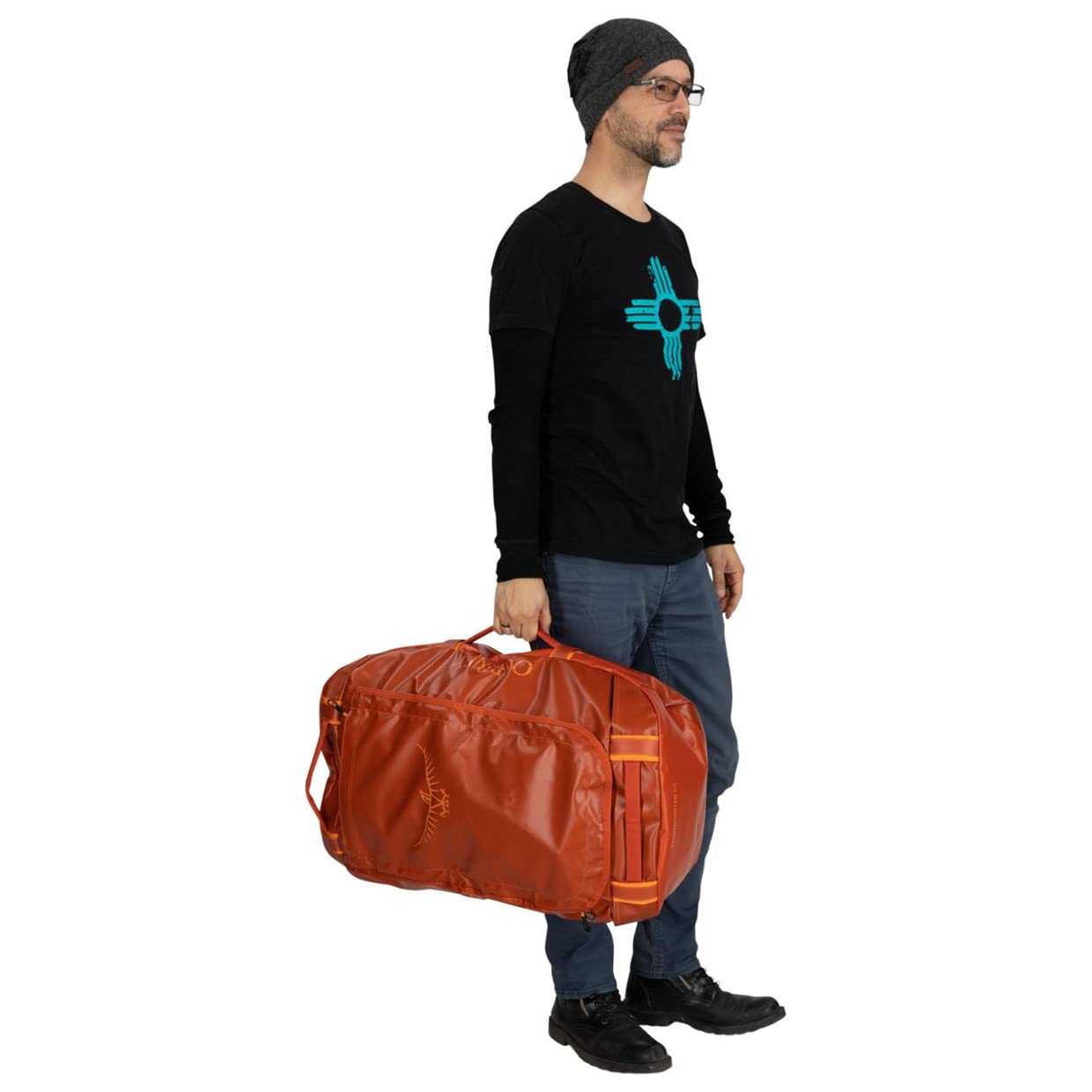 Osprey Unisex-Adult Transporter 65 Duffel Bag - Waterproof Travel Duffel for Camping, Hiking & Air Travel - Durable Luggage with Shoulder Straps & Carry Handles