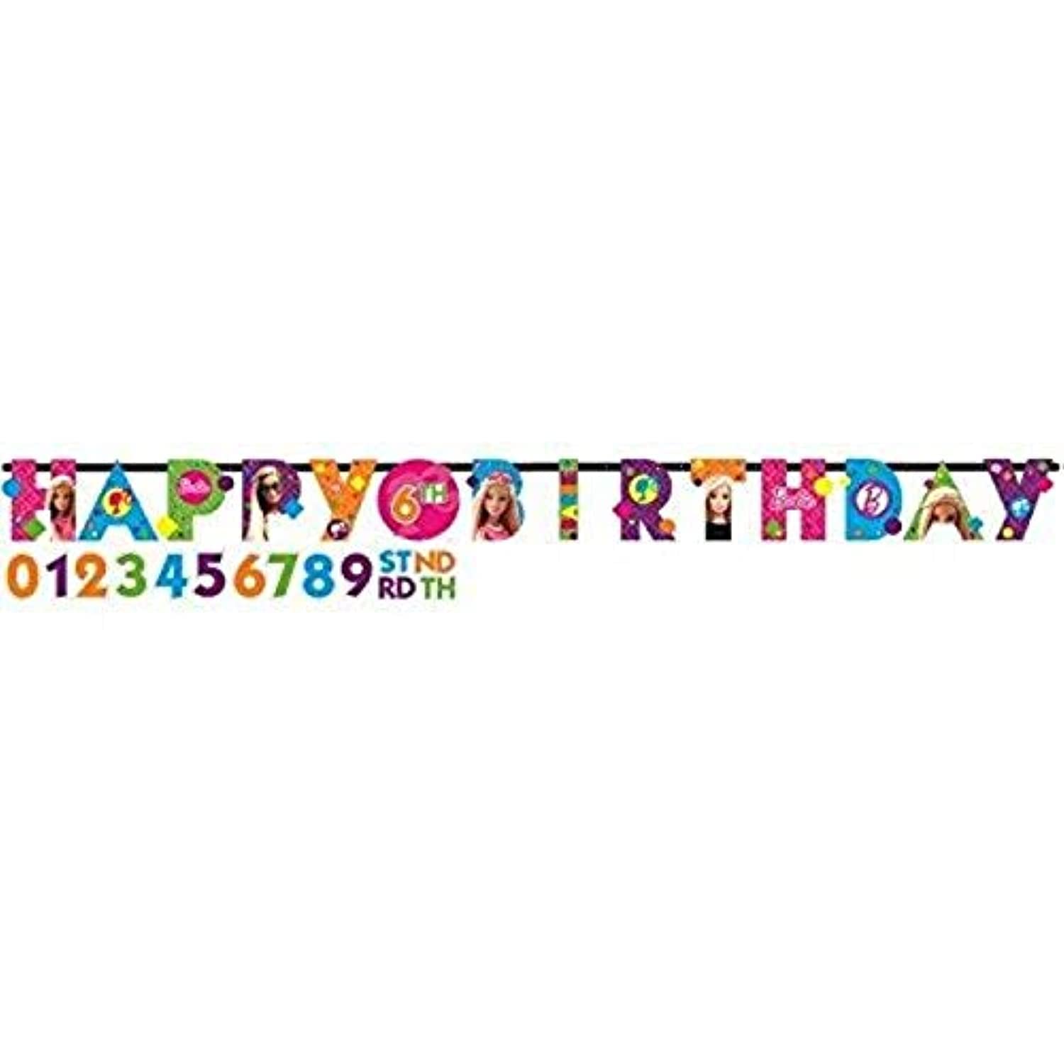American Greetings Barbie Party Banner - 1 Count | Birthday Decorations for Girls, Baby Showers & Themed Events - Perfect for Barbie-Themed Parties & Celebrations