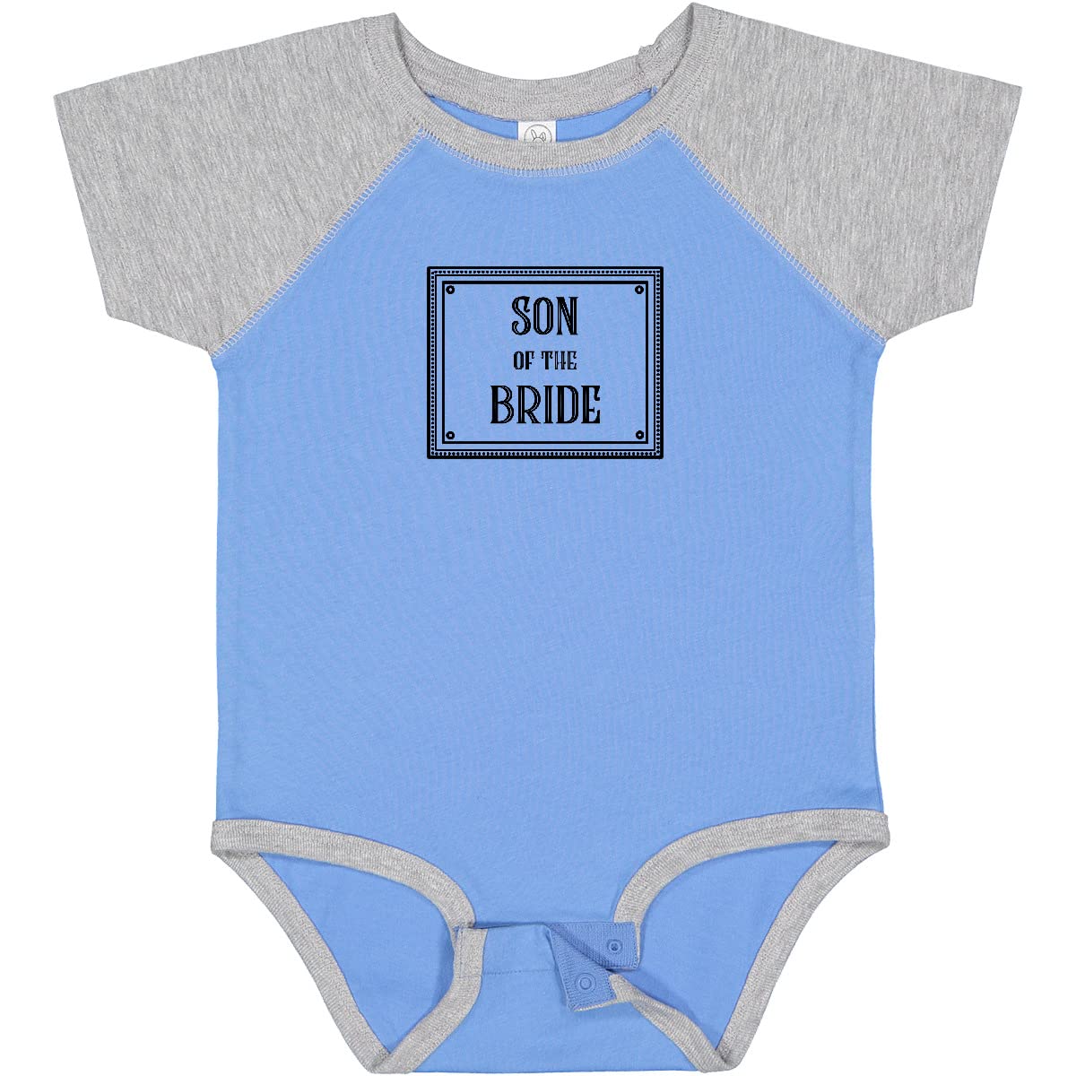 Inktastic Son of The Bride Baby Bodysuit - Cute Infant Onesie for Wedding Party, Christening & Family Photos - Soft Cotton Newborn Outfit for Boys & Girls