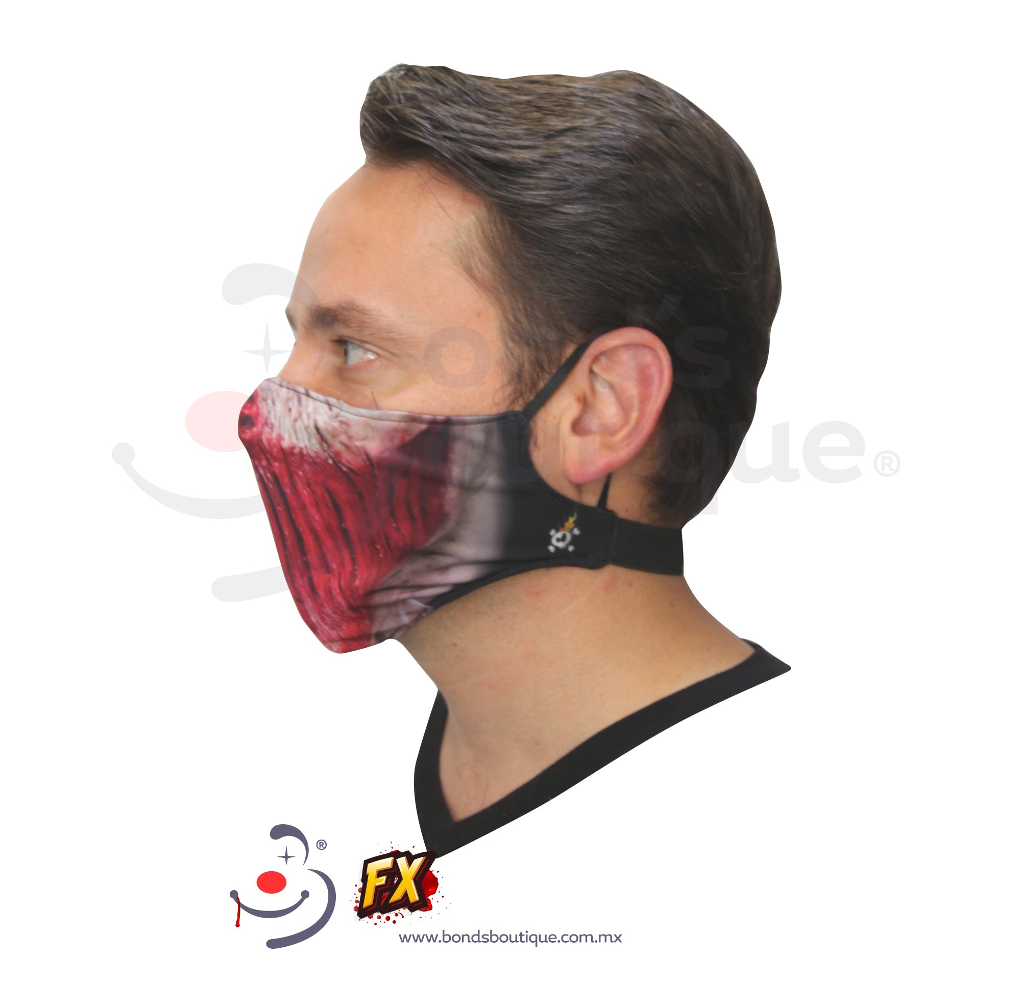 Halloween Face Masks - 3 Pack Disposable Halloween Face Coverings for Adults & Kids - Spooky & Fun Halloween Party Masks for Trick or Treat, Costume Parties & Halloween Events