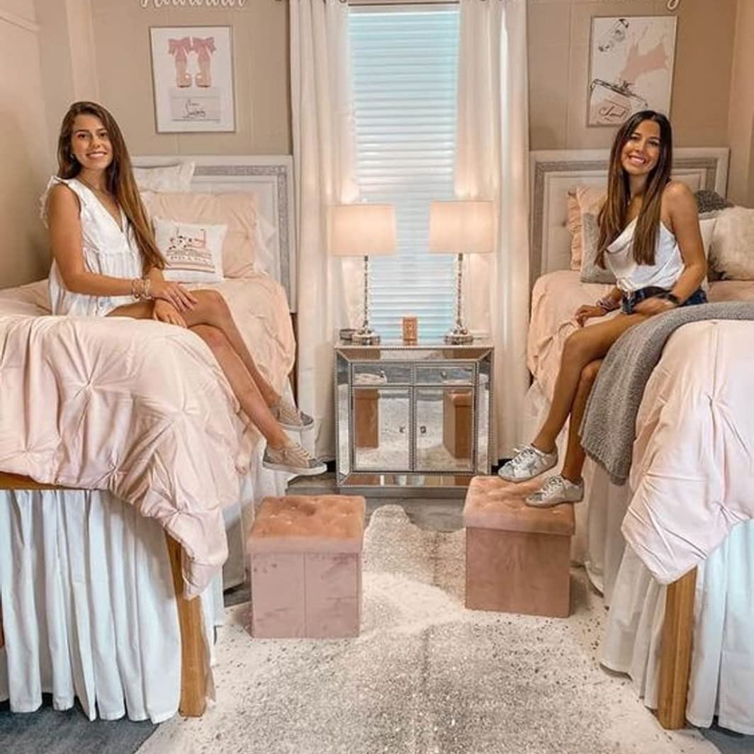 Extra Long Dorm Bed Skirt for Twin XL - 32