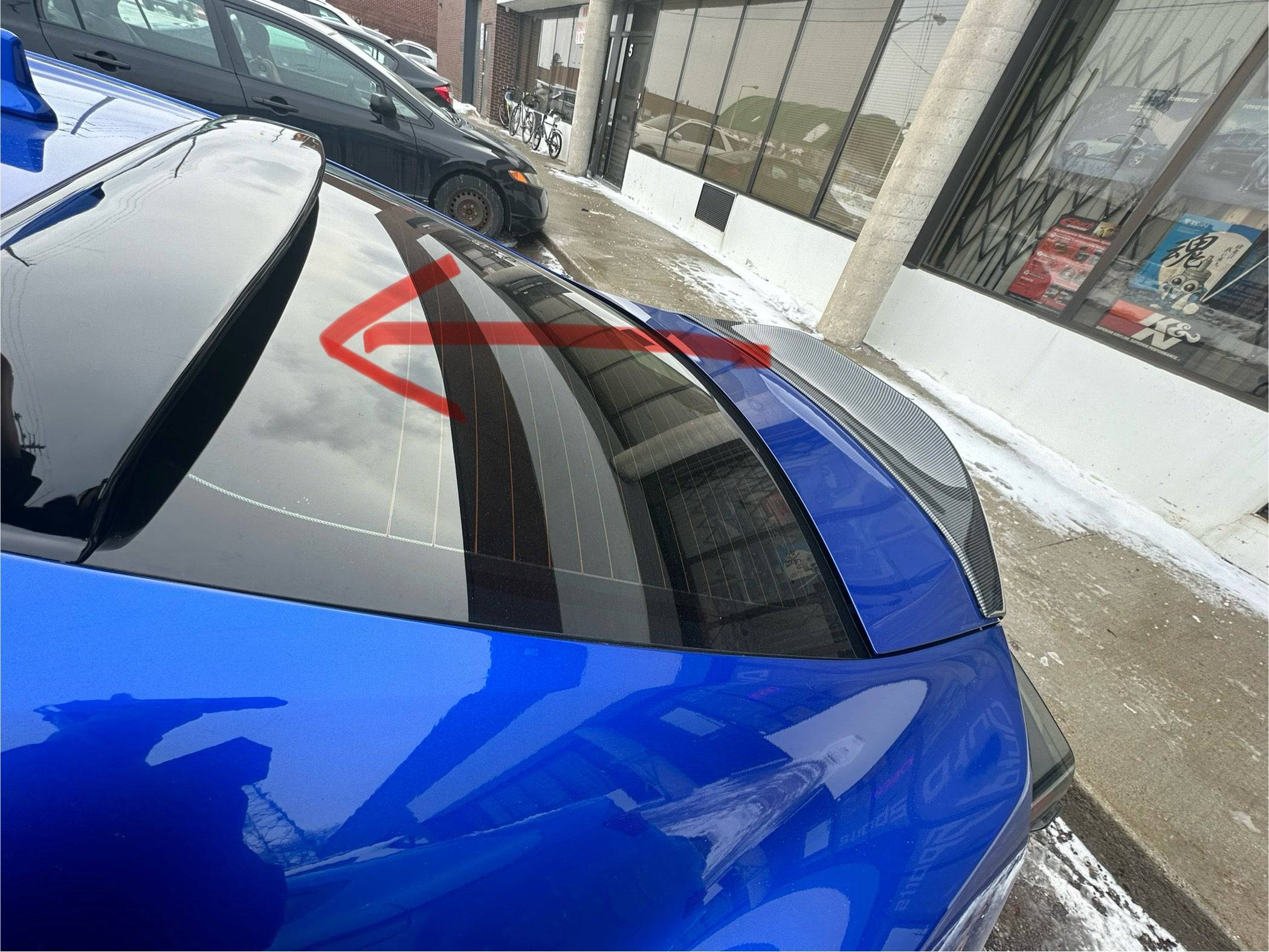 2013-2020 Scion FRS Subaru BRZ Toyota 86 Rear Roof Spoiler Wing - Black PP Material Roof Window Visor for Enhanced Aerodynamics & Style - Perfect for Car Enthusiasts & Street Racing