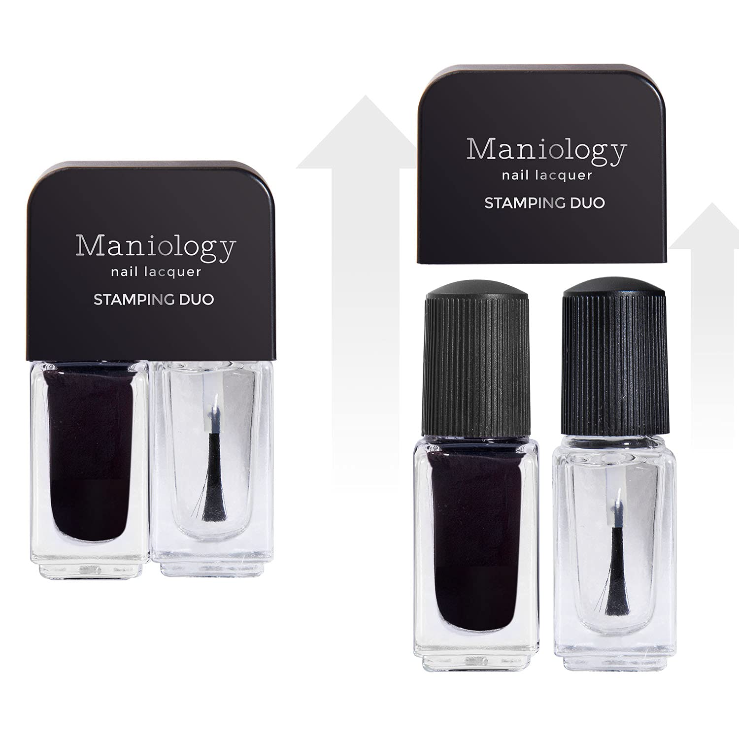 Maniology Halloween Limited Edition Nail Stamping Starter Kit - Stamping Plate, Polish, Top Coat, Stamper & Scraper Card - Perfect for Halloween Nail Art Designs & DIY Manicures