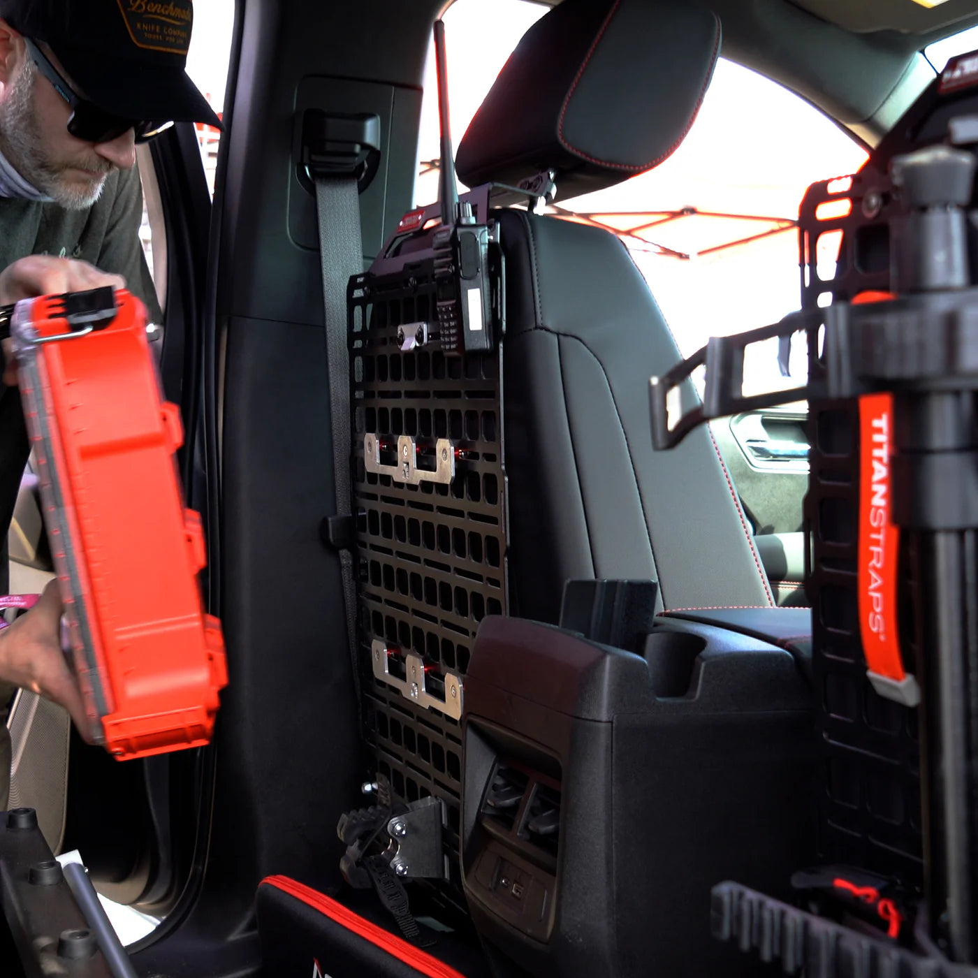 2023 Colorado & Canyon Seat Back MOLLE Panel Kit - Heavy Duty Tactical Gear Organizer for Truck Accessories - Perfect for Off-Road, Camping & Emergency Preparedness