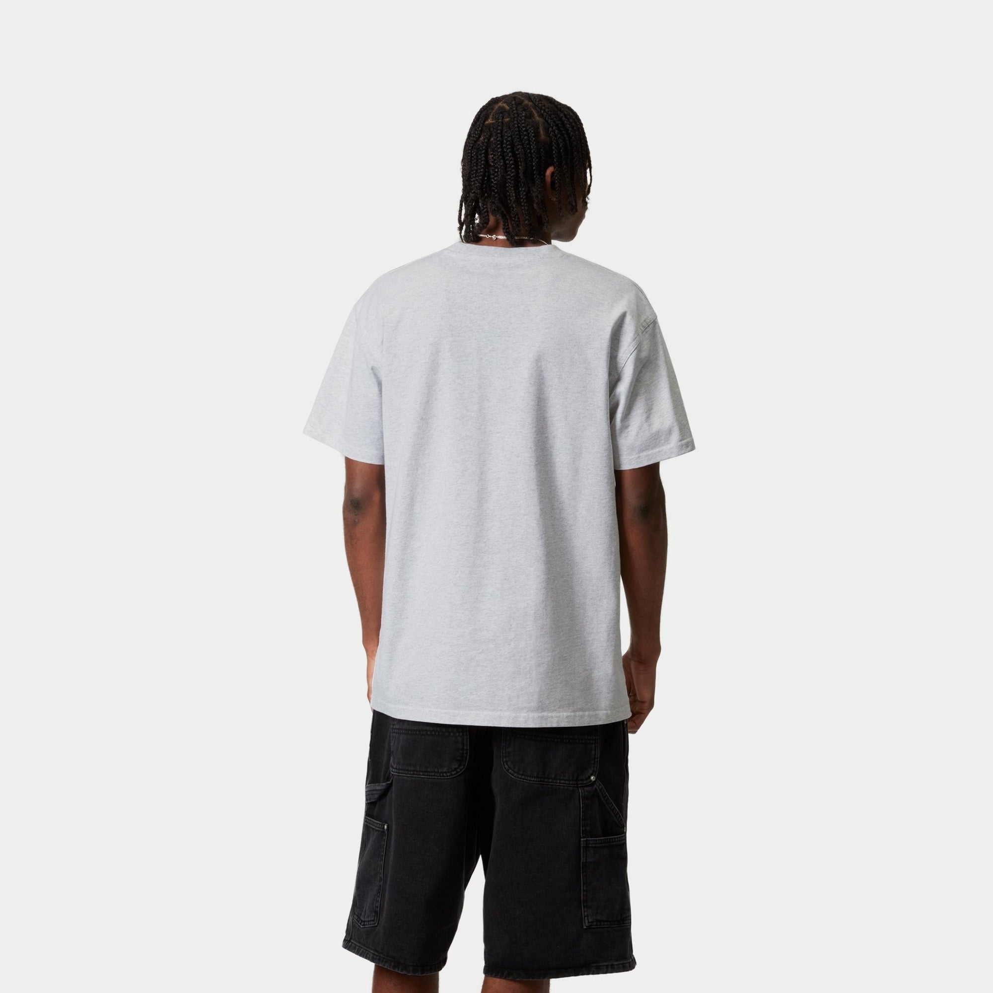 American Script T-Shirt | Soft Ash Heather Cotton Tee for Men & Women - Casual Wear, Street Style, and Everyday Comfort