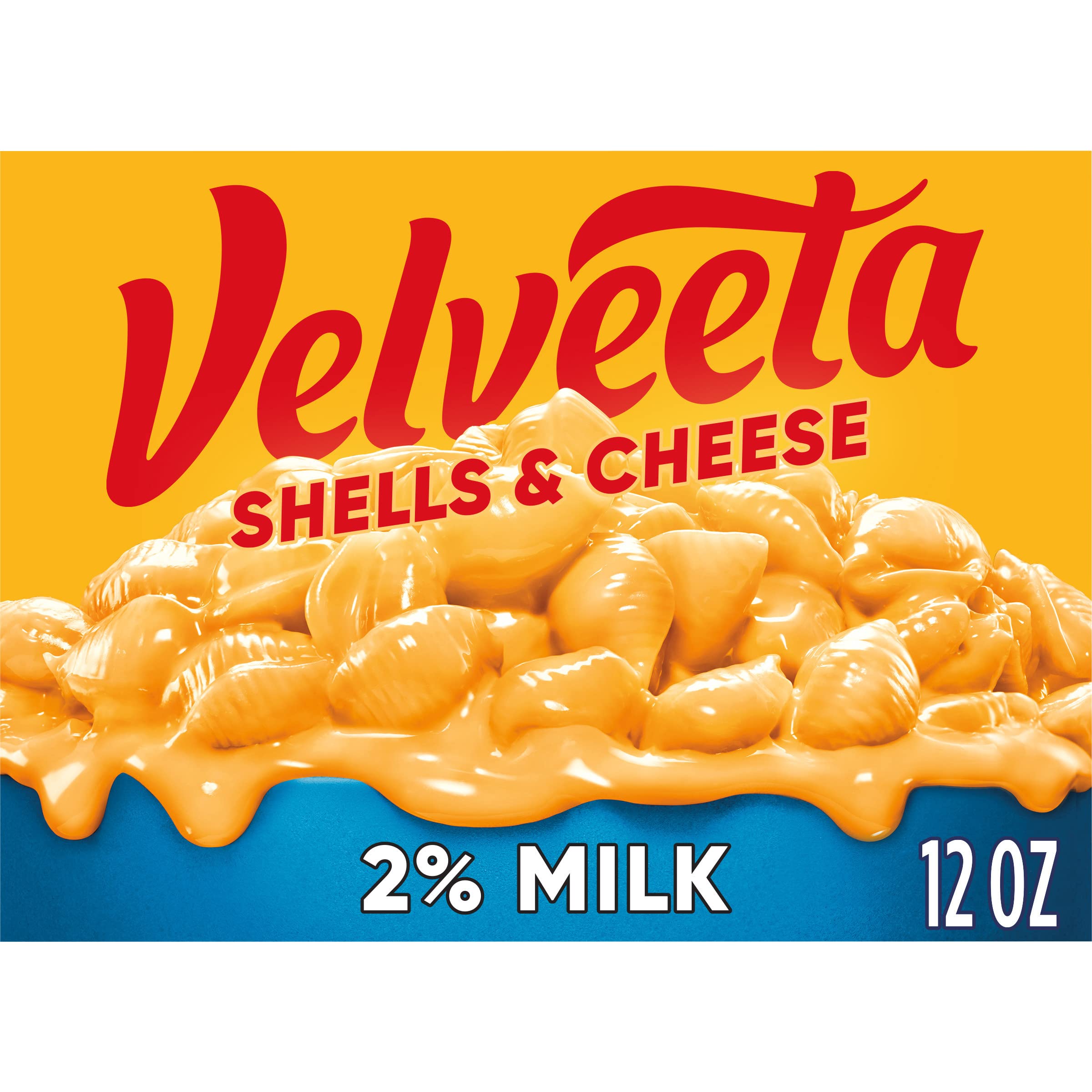 Velveeta Shells & Cheese Pasta with Creamy Cheese Sauce | 12 oz Box | Easy Microwave Meal for Kids & Quick Dinner Ideas | Perfect for Busy Weeknights, School Lunches & Comfort Food Cravings