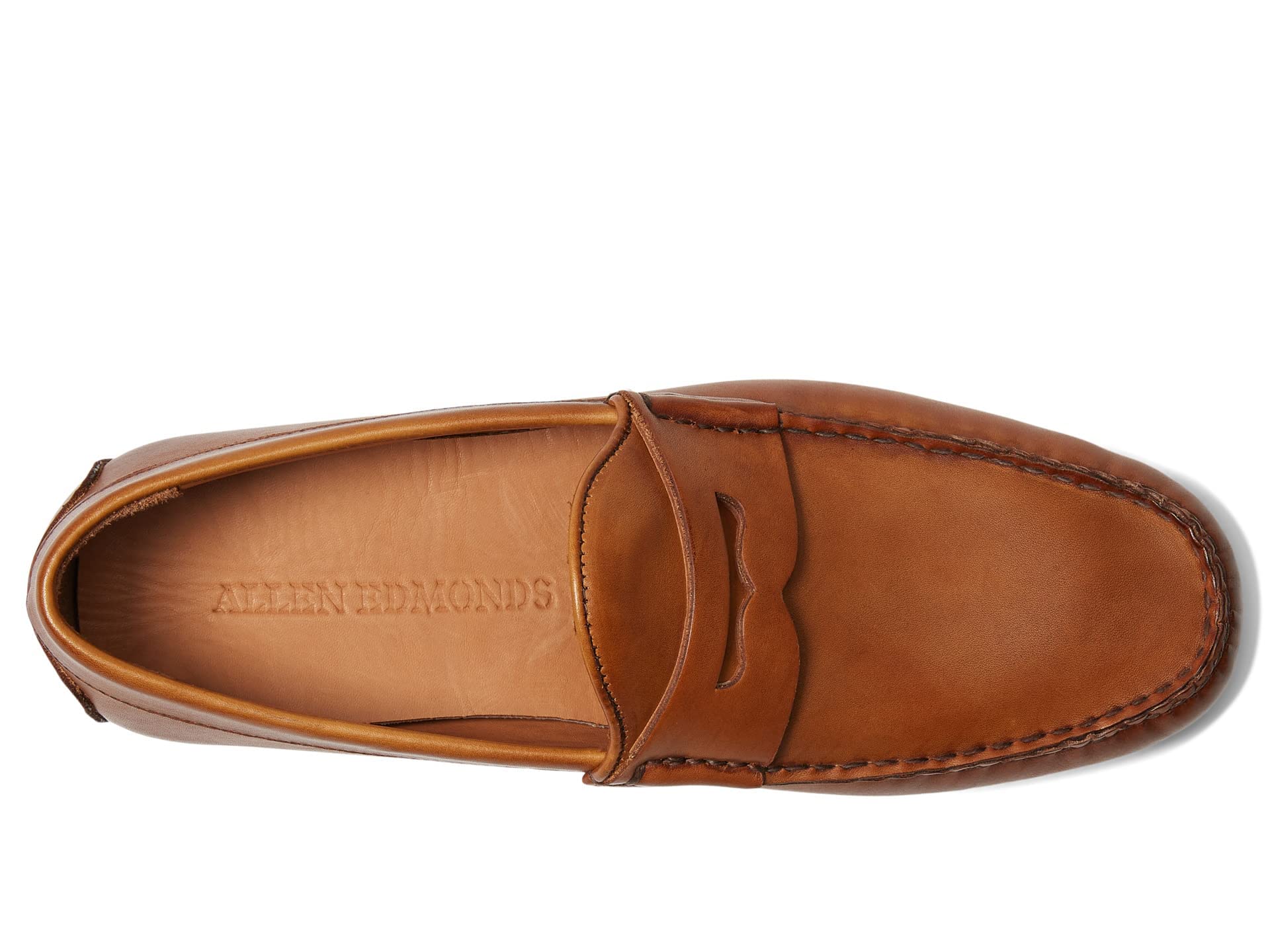 Allen Edmonds Supersport Penny Loafers for Men - Genuine Leather Dress Shoes with Cushioned Foam Footbed - Comfortable Business & Casual Slip-Ons for Office, Travel & Everyday Wear
