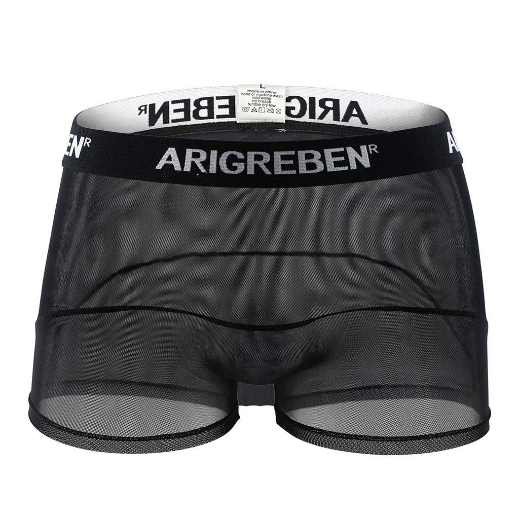 Breathable Mesh Men's Underwear Shorts - Comfortable Raised Yarn Boxer Briefs for Everyday Wear & Active Lifestyle | Perfect for Gym, Workout & Daily Use