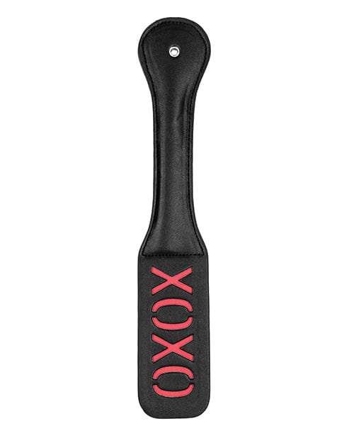 Shots Ouch XOXO Paddle - Black Game Paddle for Drinking Games & Party Fun - Perfect for Beer Pong, Flip Cup & College Parties