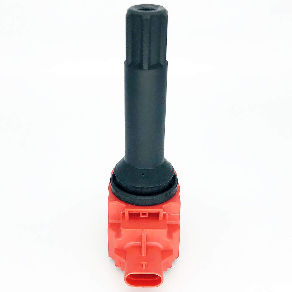 4-Pack Red High Performance Ignition Coil Set Compatible with Toyota 86/FT86/GT86 & Subaru BRZ/Forester/XV Crosstrek/Legacy/Outback 2.0L 2.5L (2013+) - Replaces OEM 22433-AA67A FK0453 UF721 - Improves Engine Power & Fuel Efficiency for Daily Driving & Racing