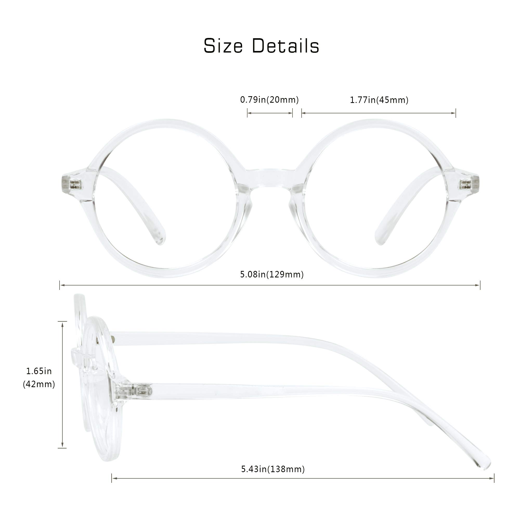VisionGlobal Blue Light Blocking Glasses for Women & Men - Anti Glare Computer Reading Glasses with Stylish Oval Frame - Perfect for Office Work, Gaming & Screen Time