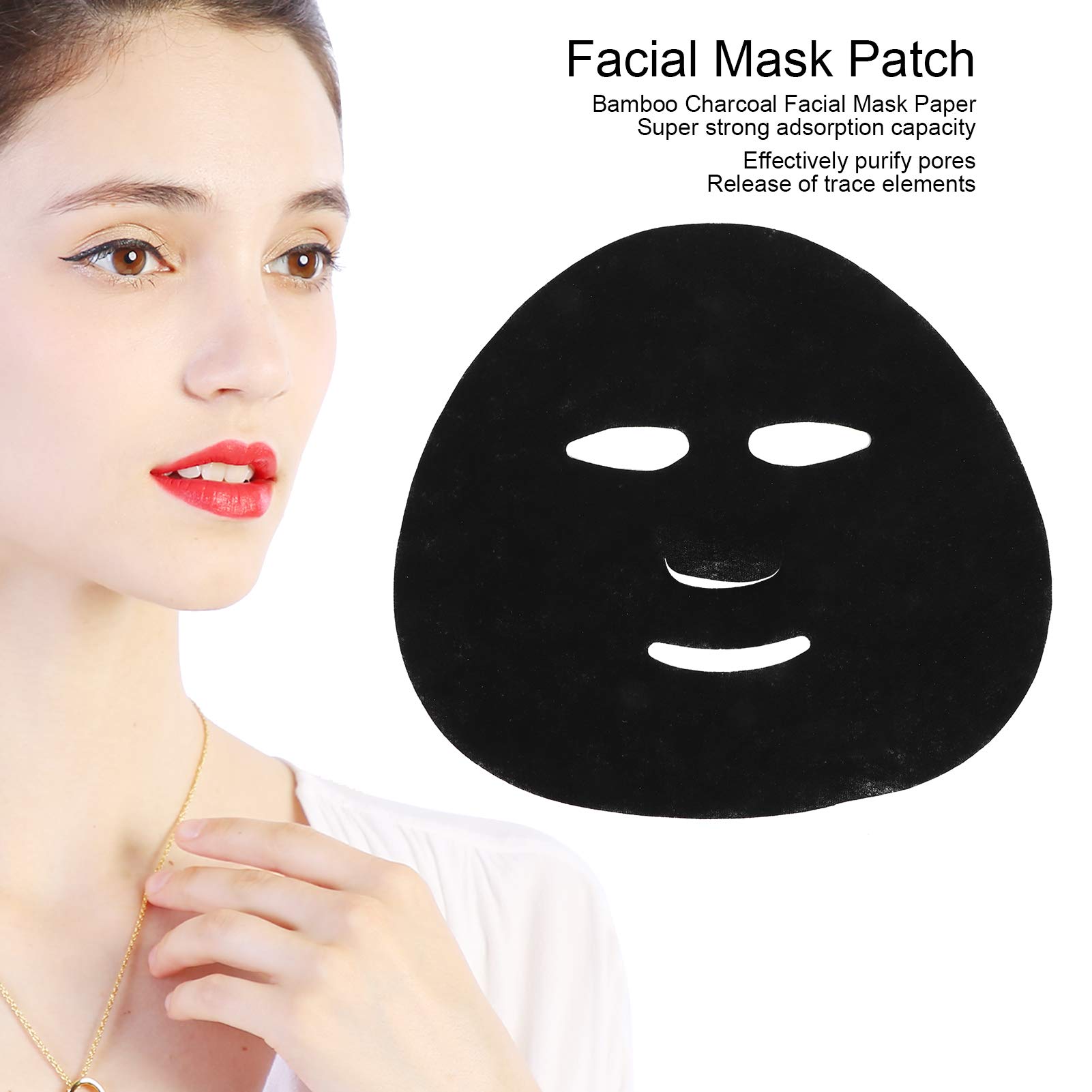 Bamboo Charcoal Fiber Face Masks for Glowing Skin - Portable & Easy to Carry - Perfect for Travel, Spa Days & At-Home Skincare
