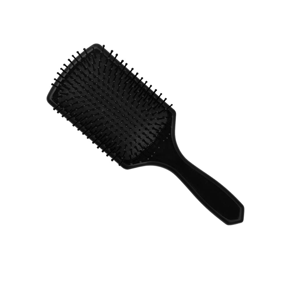 Kai Japanese Premium Air Cushioned Hair Brush for Men & Women - Black, Gentle on All Hair Types | Perfect for Daily Styling & Salon-Quality Results at Home
