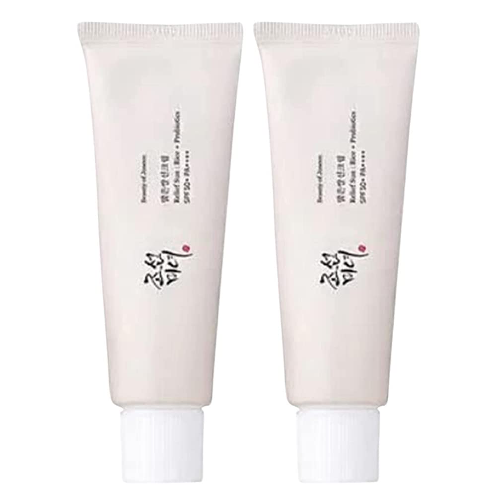 Korean Sunscreen SPF50+ PA++++ 50ml Organic Rice Probiotic for Daily Protection
