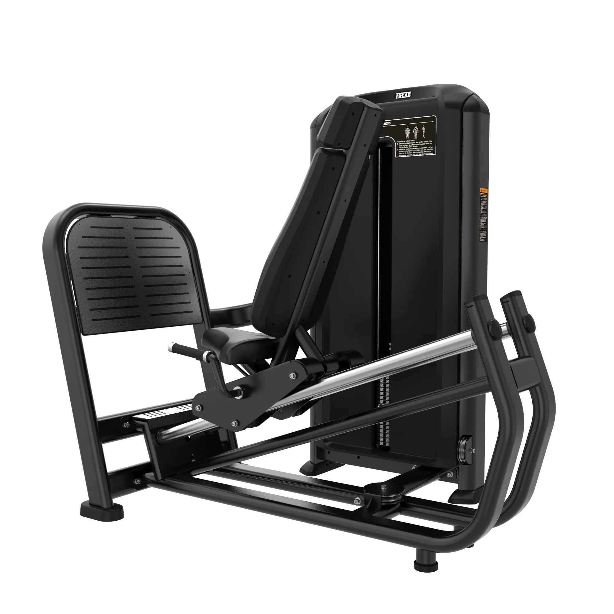 FITLAB Seated Leg Press and Calf Raise Machine - Home Gym Strength Training Equipment for Leg Workouts - Perfect for Home Fitness, Bodybuilding, and Muscle Toning