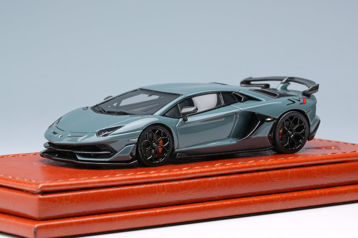 PREORDER Titan 64 1:64 Scale Lamborghini Aventador SVJ 2018 Diecast Model Car with Leirion Wheels - Collectible Miniature for Display, Racing Enthusiasts & Car Lovers