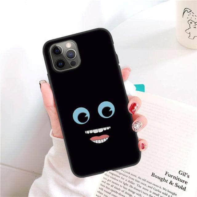 Funny Face iPhone 13 Mini Case - Cute Protective Phone Cover with Unique Design for iPhone 13 Mini - Perfect for Daily Use, Travel, and Gifts