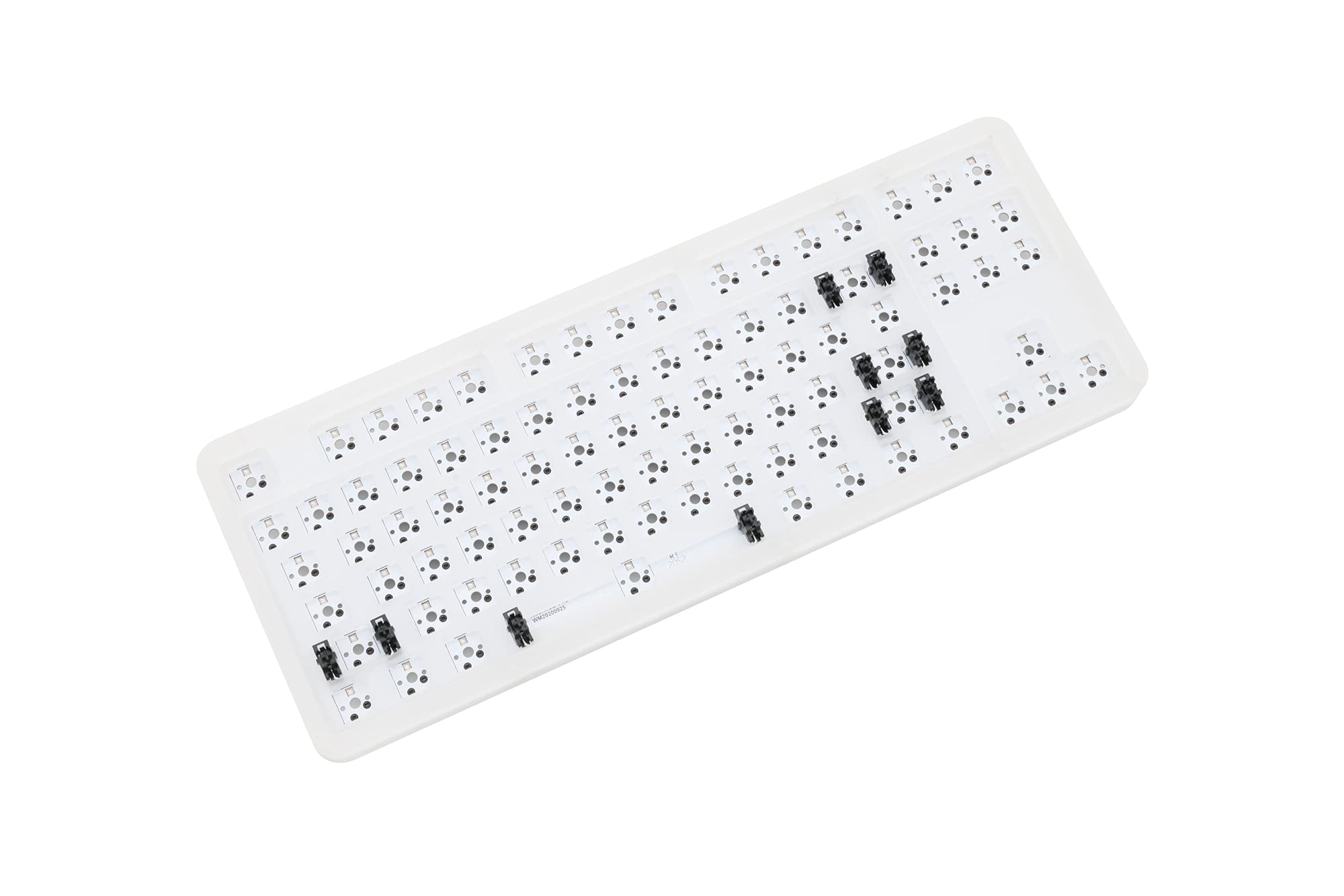 KPREPUBLIC INKC 87 Key Hot Swappable Mechanical Keyboard Kit - 80% TKL Acrylic Case with RGB Lighting, Gateron Black Switches - Perfect for Gaming, Coding & Office Work