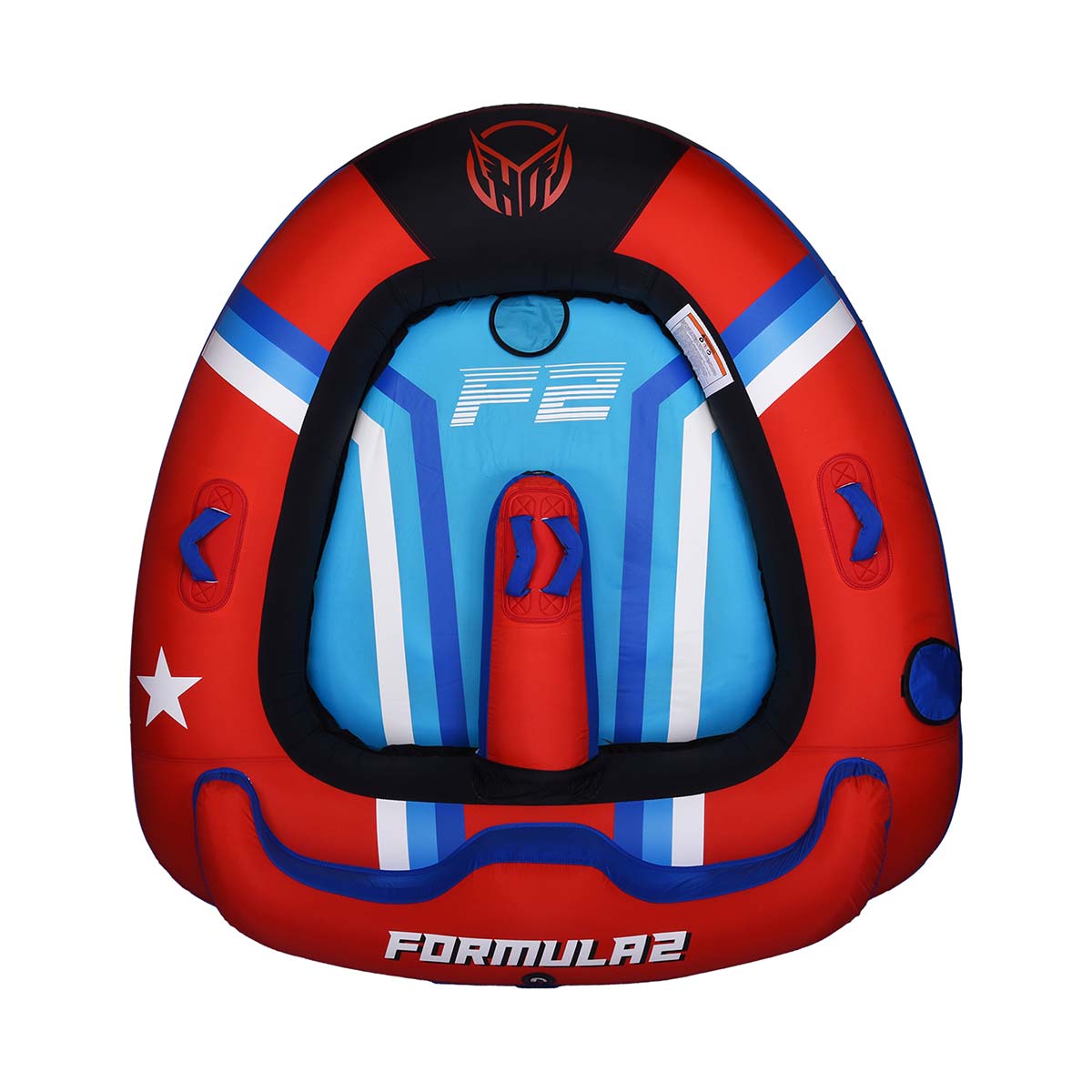 HO Sports Formula 2 Towable Tube for 2 Riders - High-Speed Inflatable Water Tube for Boating, Lake & Ocean Fun - Perfect for Family & Friends Summer Water Sports