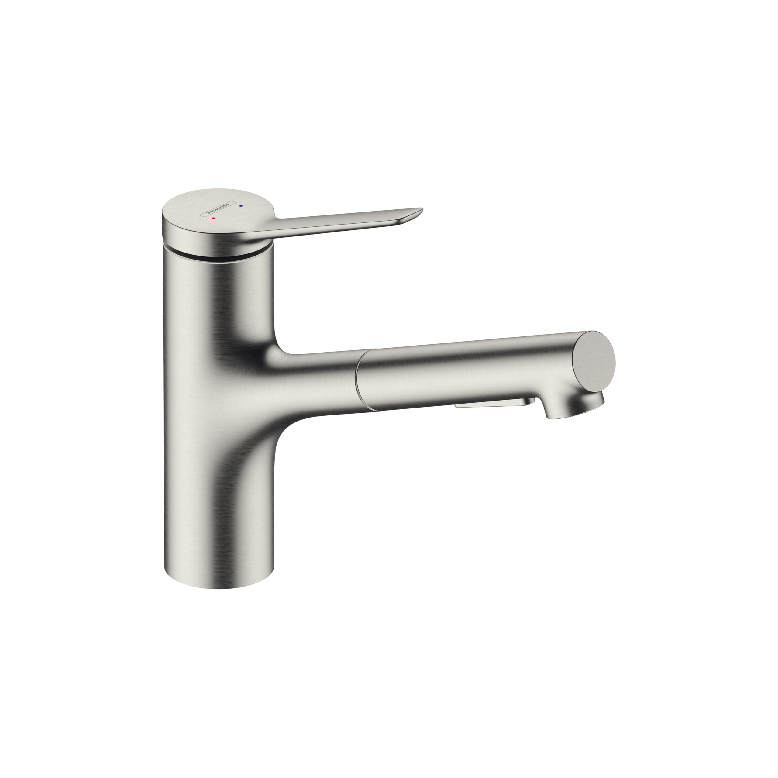 hansgrohe Zesis Stainless Steel Single-Handle Pull-Out Sprayer Kitchen Faucet - Modern Design for Sink (Model 74810801) | Perfect for Cooking, Washing Dishes & Food Prep