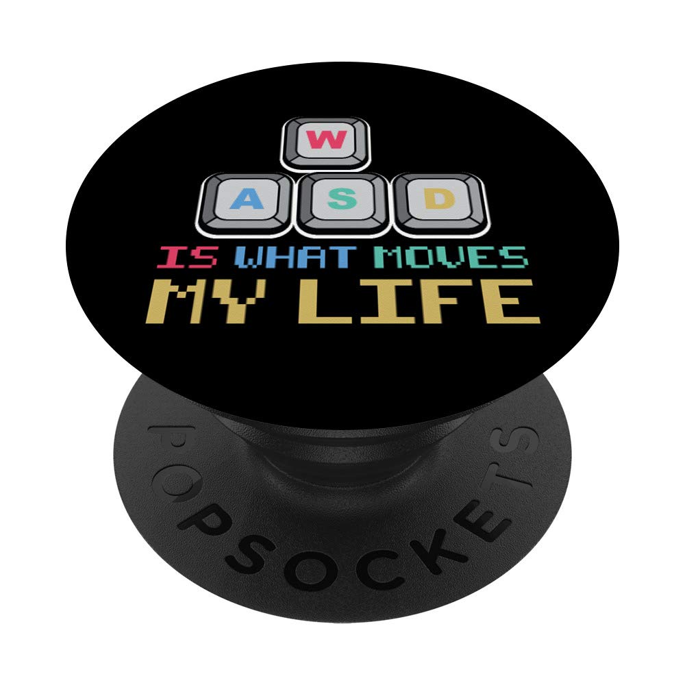 Retro Gamer PopSockets - Swappable PopGrip for PC Gaming Enthusiasts | Perfect for Keyboards & Controllers