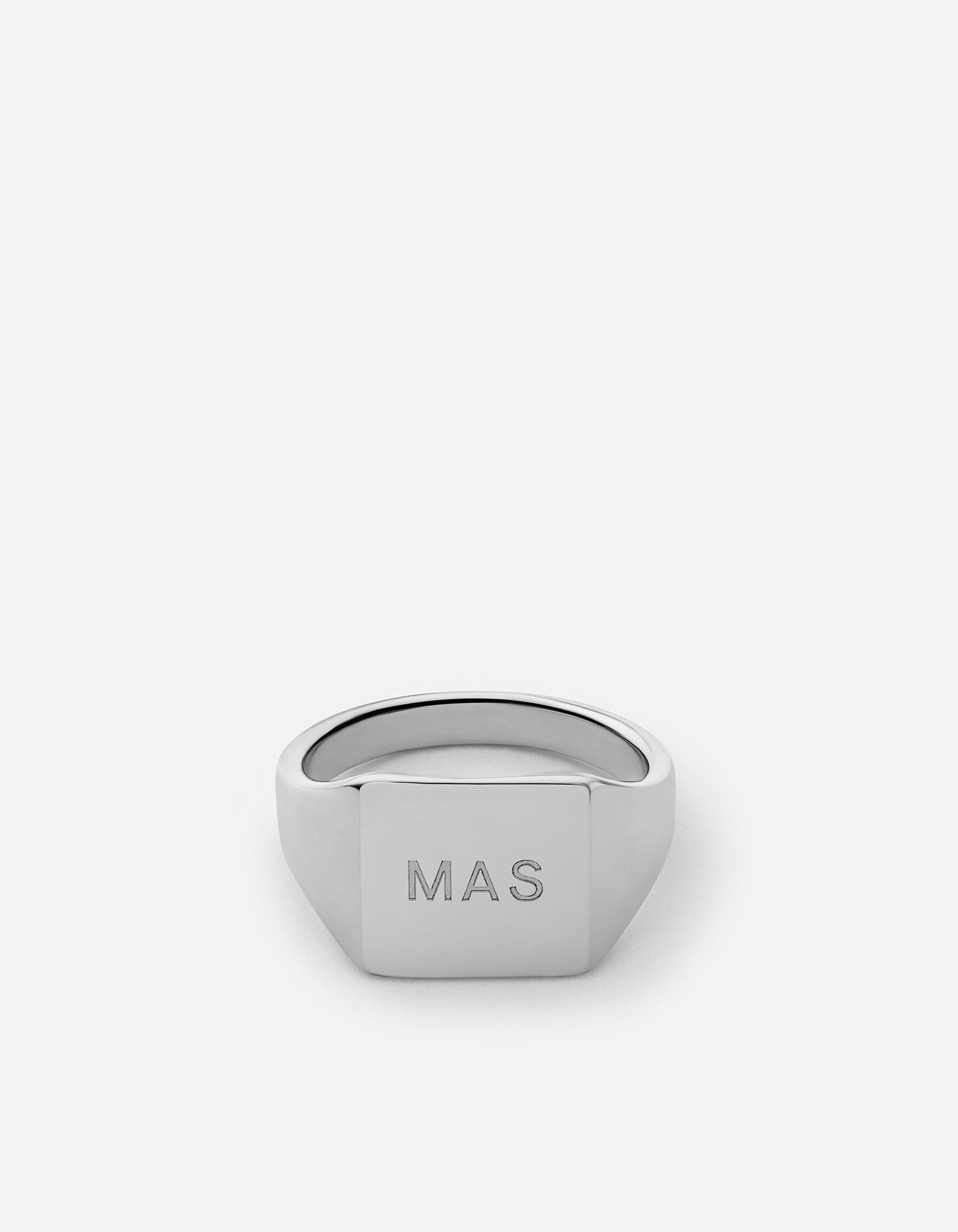 Sterling Silver Ledger Ring - Elegant & Durable Jewelry for Women & Men - Perfect for Everyday Wear, Gifts & Special Occasions