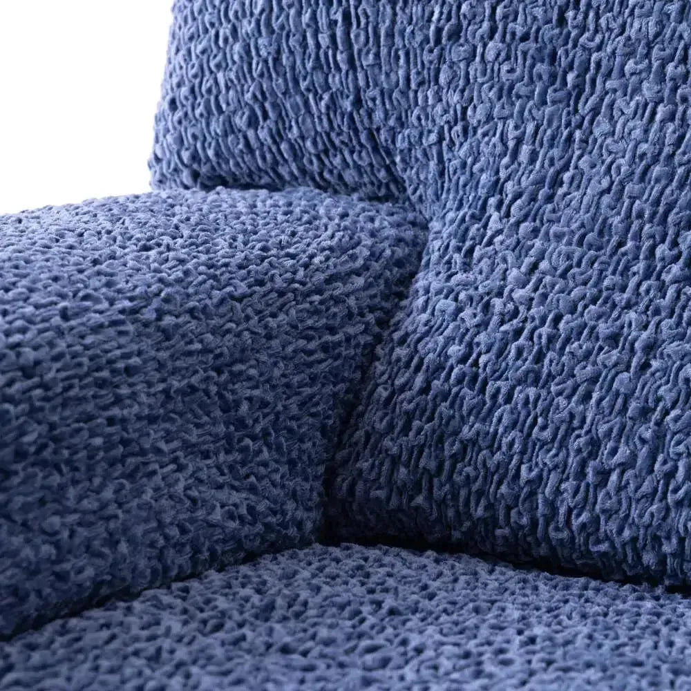 L Shaped Sofa Slipcover with Left Chaise - Soft Velvet Stretchable Couch Cover - Perfect for Living Room, Home Theater & Family Gatherings
