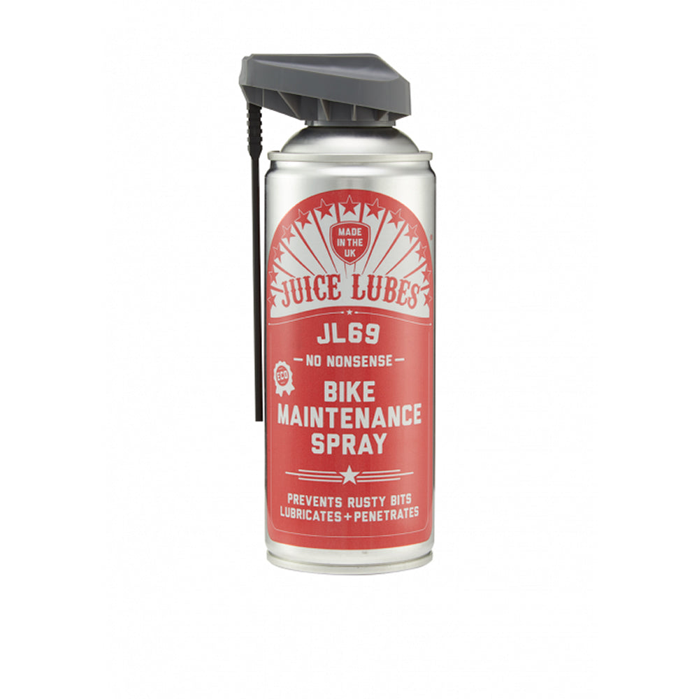 Juice Lubes JL-69 Bike Chain Lubricant Spray - Premium Bicycle Maintenance Oil for Smooth & Quiet Cycling - Ideal for Road, Mountain & Commuter Bikes