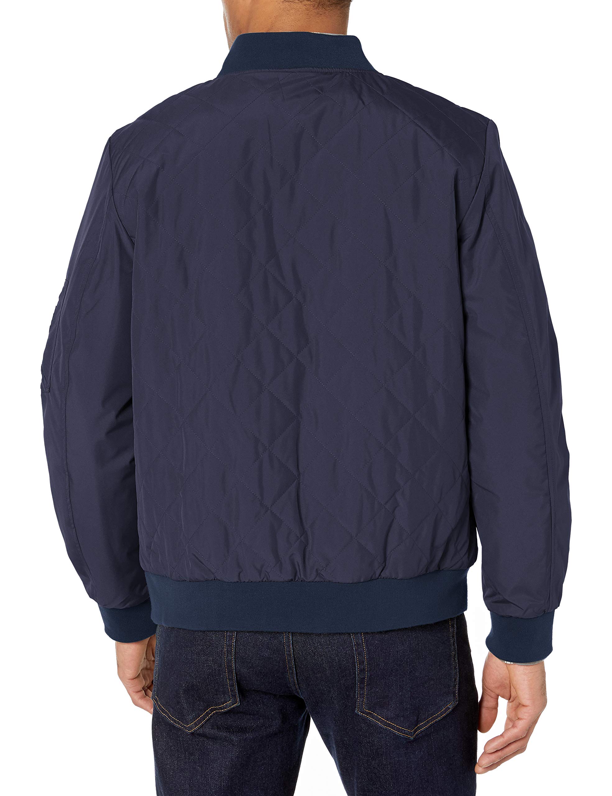 Charles River Apparel Men's Quilted Boston Flight Jacket - Lightweight Water-Resistant Winter Coat for Travel & Outdoor Activities | Perfect for Airplane Travel, Commuting & Casual Wear