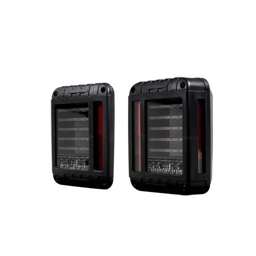 2007-2018 Jeep Wrangler LED Tail Lights - 29-LED Clear Lens Replacement for Improved Visibility | Perfect for Off-Roading, Night Driving & Custom Upgrades