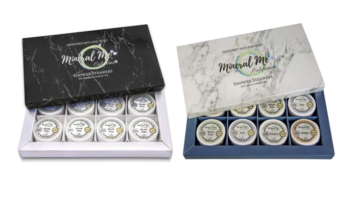 Eucalyptus Shower Steamers with Organic Essential Oils - Aromatherapy Shower Bombs for Relaxation & Stress Relief | Perfect for Home Spa, Self-Care & Steam Therapy