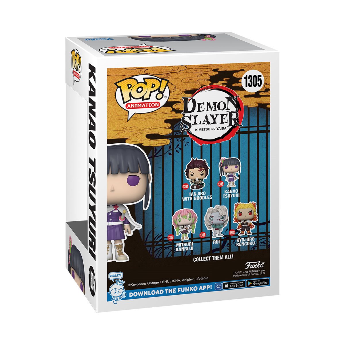 Demon Slayer: Kimetsu no Yaiba Kanao Tsuyuri Funko Pop! Vinyl Figure #1305 - Anime Collectible for Fans, Perfect for Display & Gift Giving