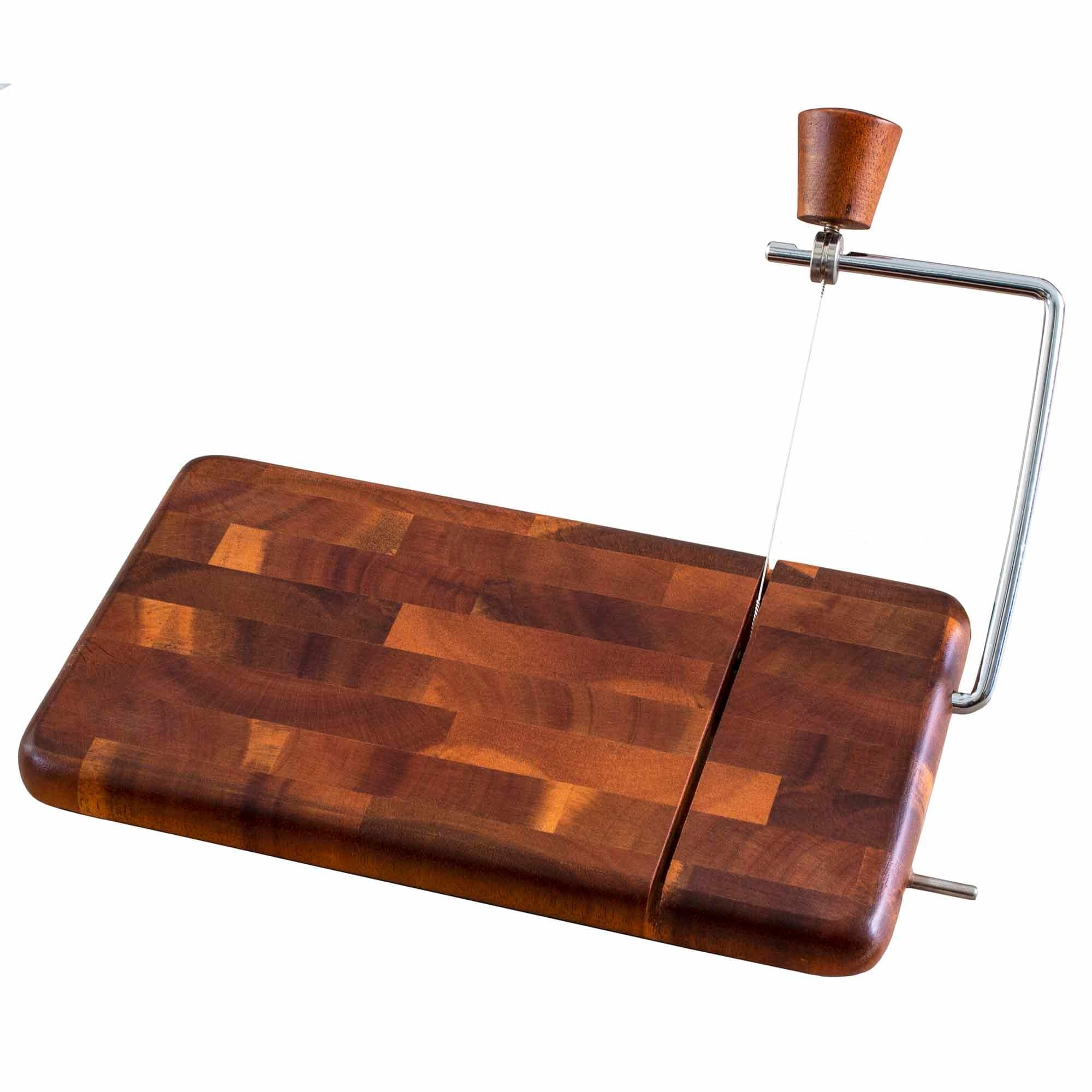 Premium Acacia Wood Charcuterie Board with Cheese Knife - Elegant Cheese & Charcuterie Serving Tray for Entertaining, Wine Pairings & Gourmet Appetizers