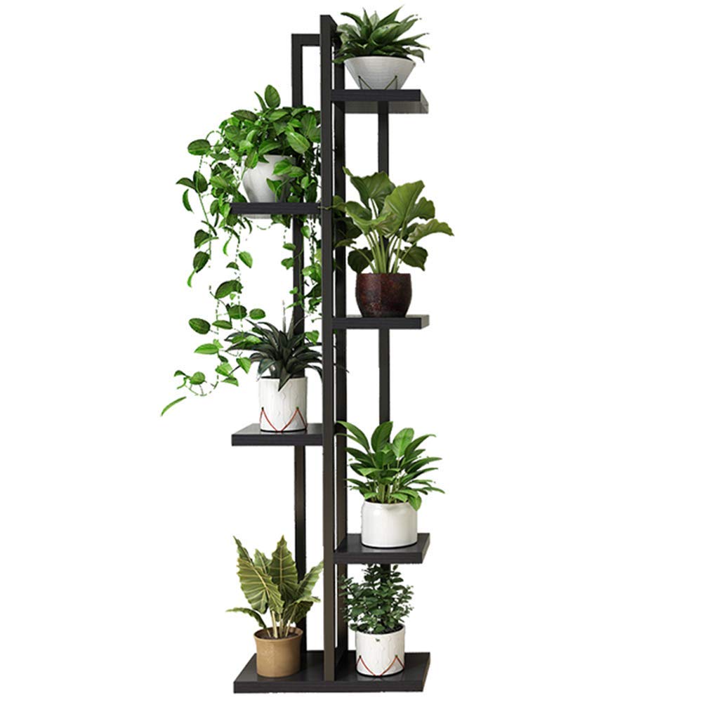 Metal Plant Stand Indoor Outdoor - Multi-Tier Flower Pot Holder for Living Room, Bedroom, Porch - Durable Iron Decor for Plants, Succulents, Herbs