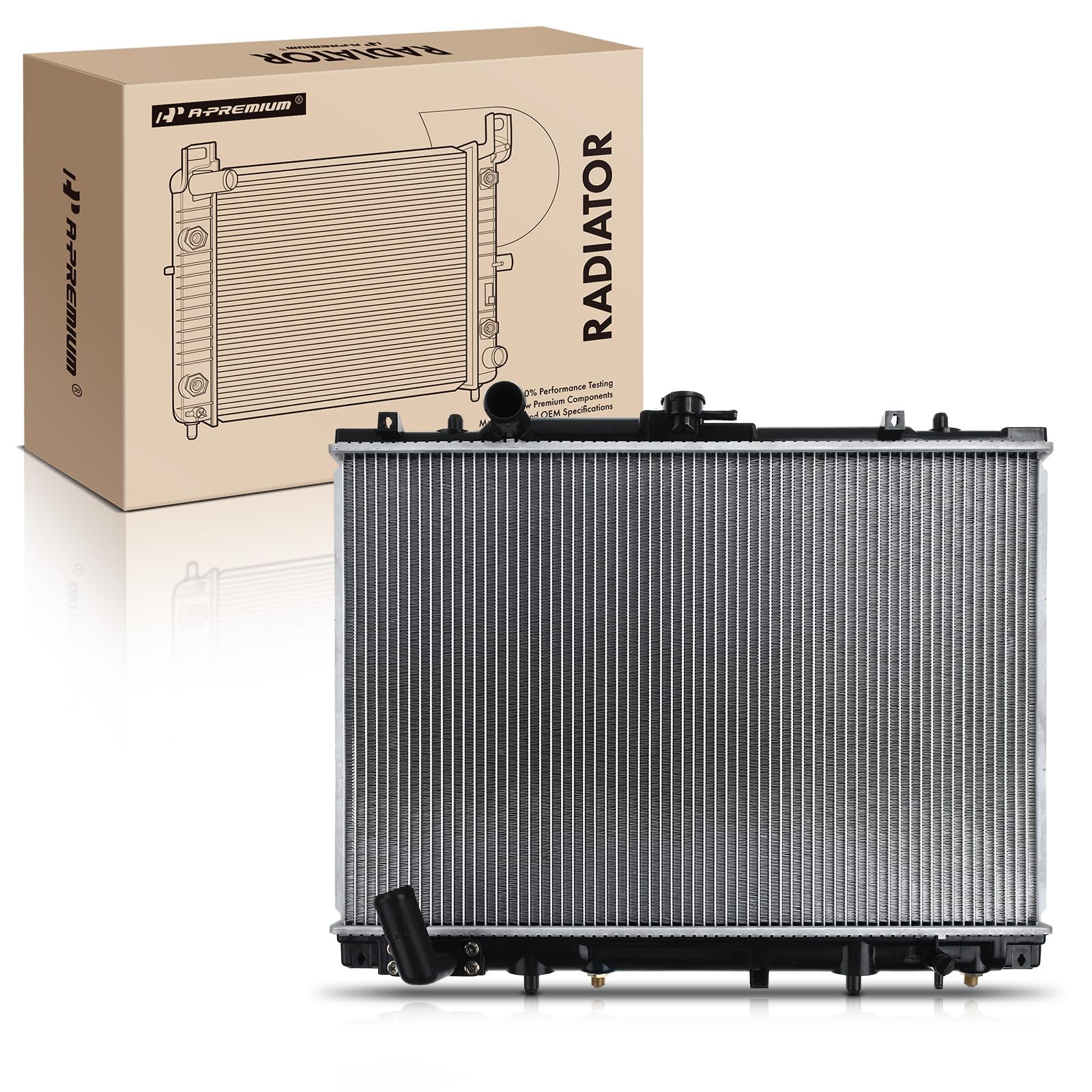 Premium Engine Coolant Radiator with Transmission Oil Cooler for 1997-2003 & 2012-2015 Mitsubishi Montero Sport V6 3.0L - High Performance Cooling System Replacement for Off-Roading & Towing