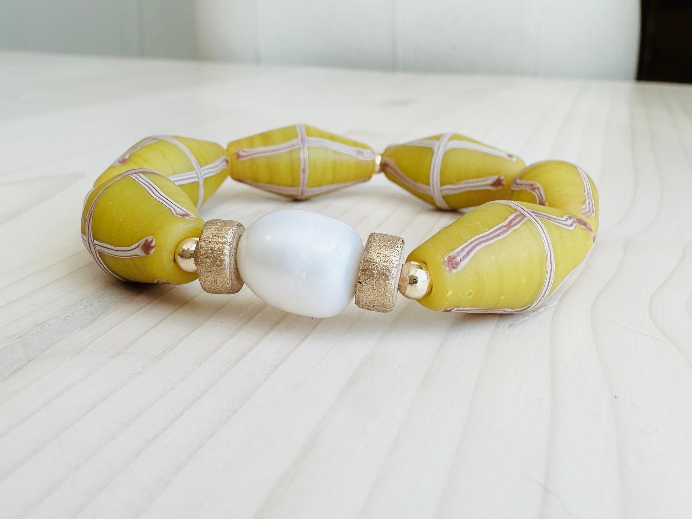 Handmade Java Beaded Bracelets for Women - Boho Chic Adjustable Ethnic Jewelry for Everyday Wear & Festival Outfits