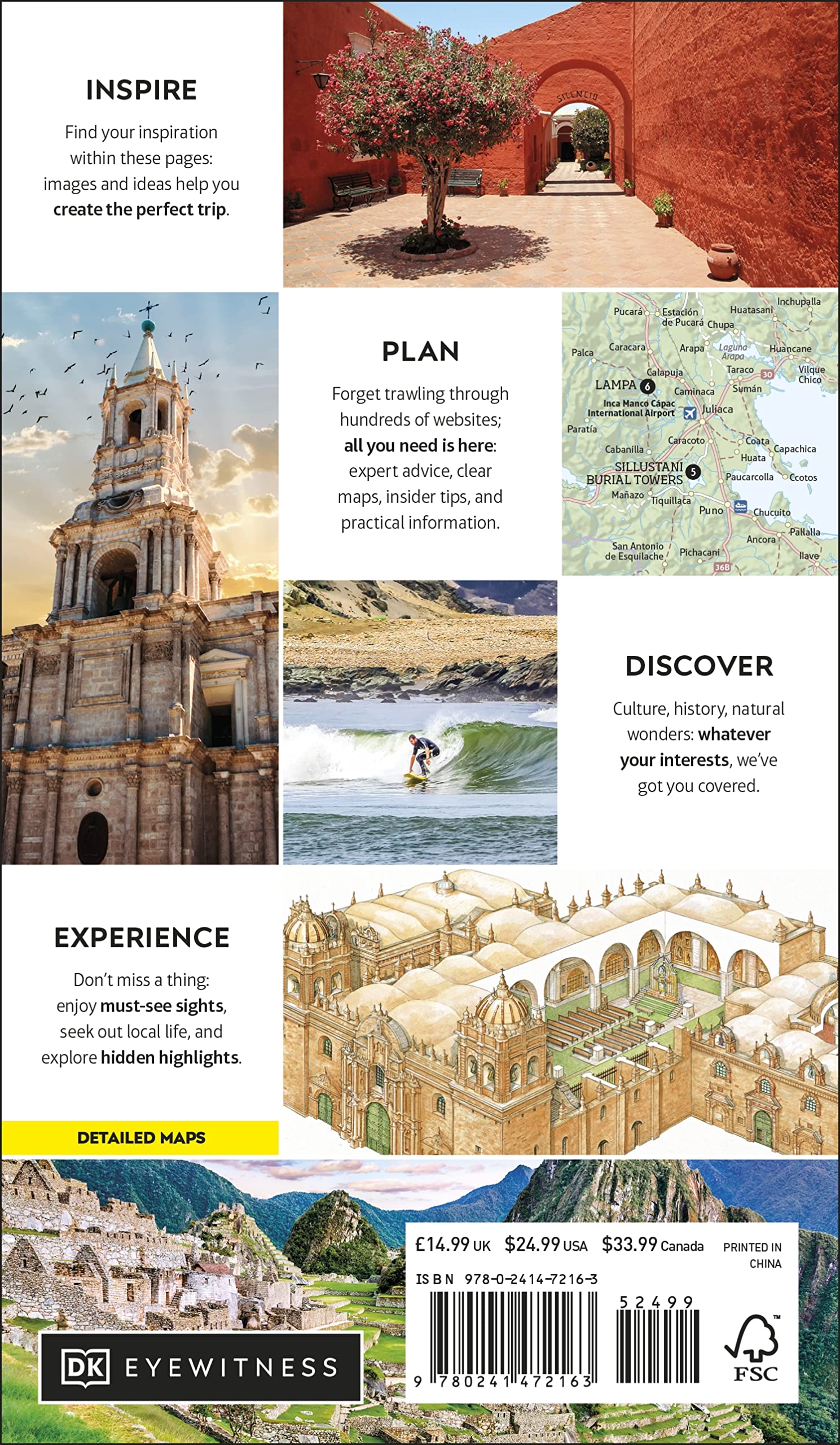 DK Peru Travel Guide - Explore Machu Picchu, Lima & Amazon | Best Tips for Hiking, Culture & Adventure Travel in Peru