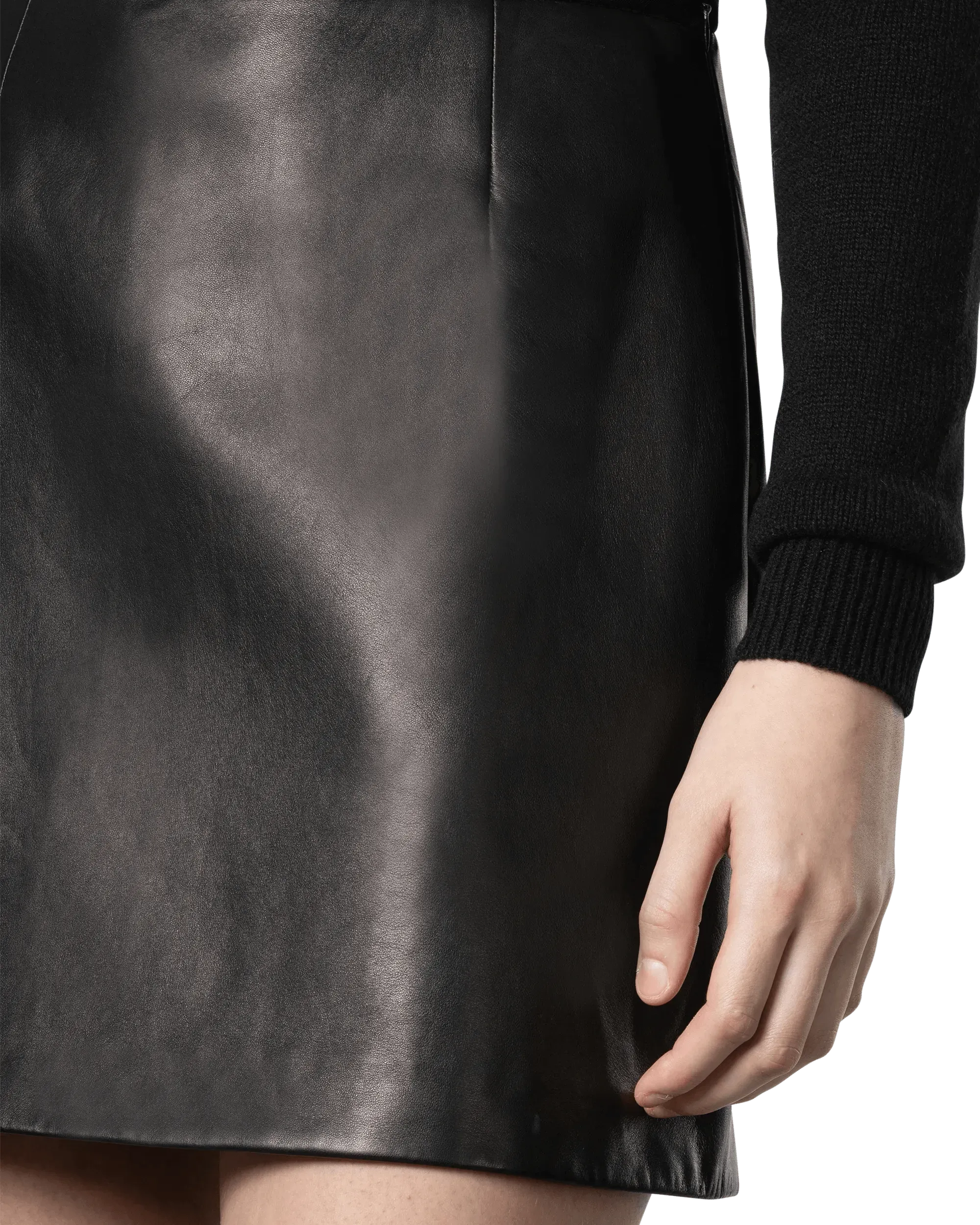 Stylish Bow Detail Leather Mini Skirt for Women - Perfect for Night Out, Party & Date Night Outfits