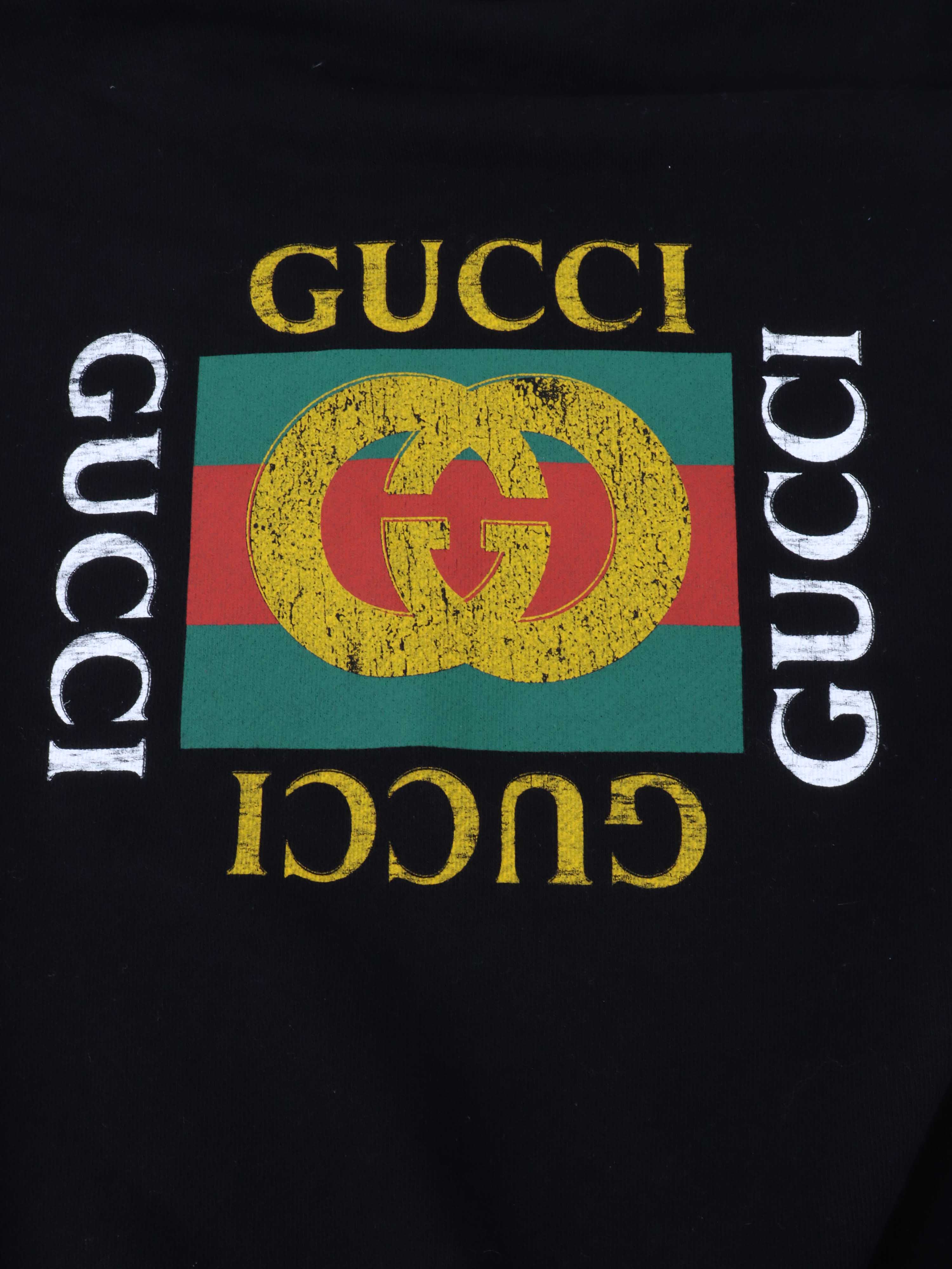 Gucci Men's Black Logo Sweater - Premium Cotton Knit Pullover for Casual Wear & Luxury Fashion | Perfect for Office, Date Night & Winter Outfits