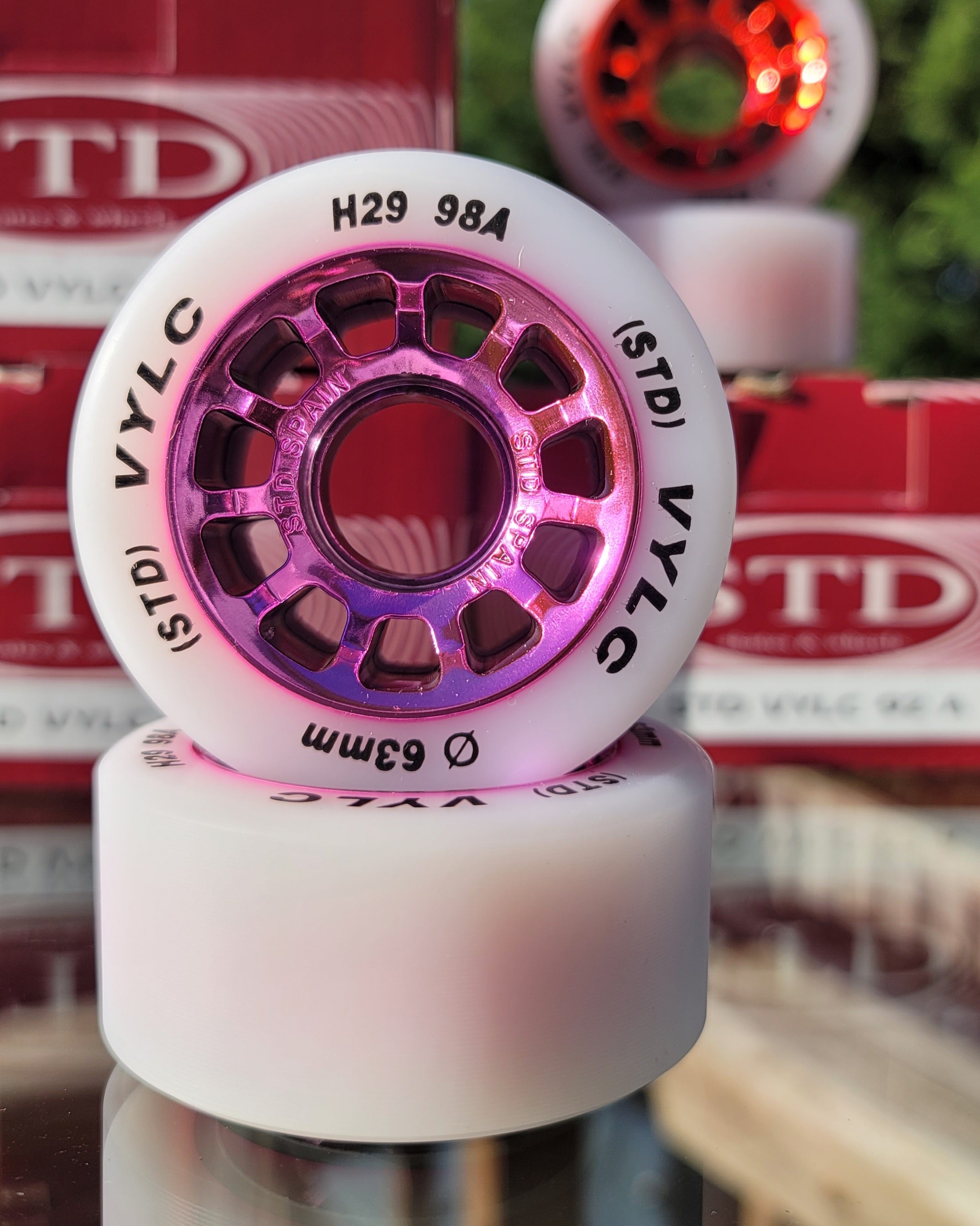 VIOLET/PINK CORE (98A HARDNESS)