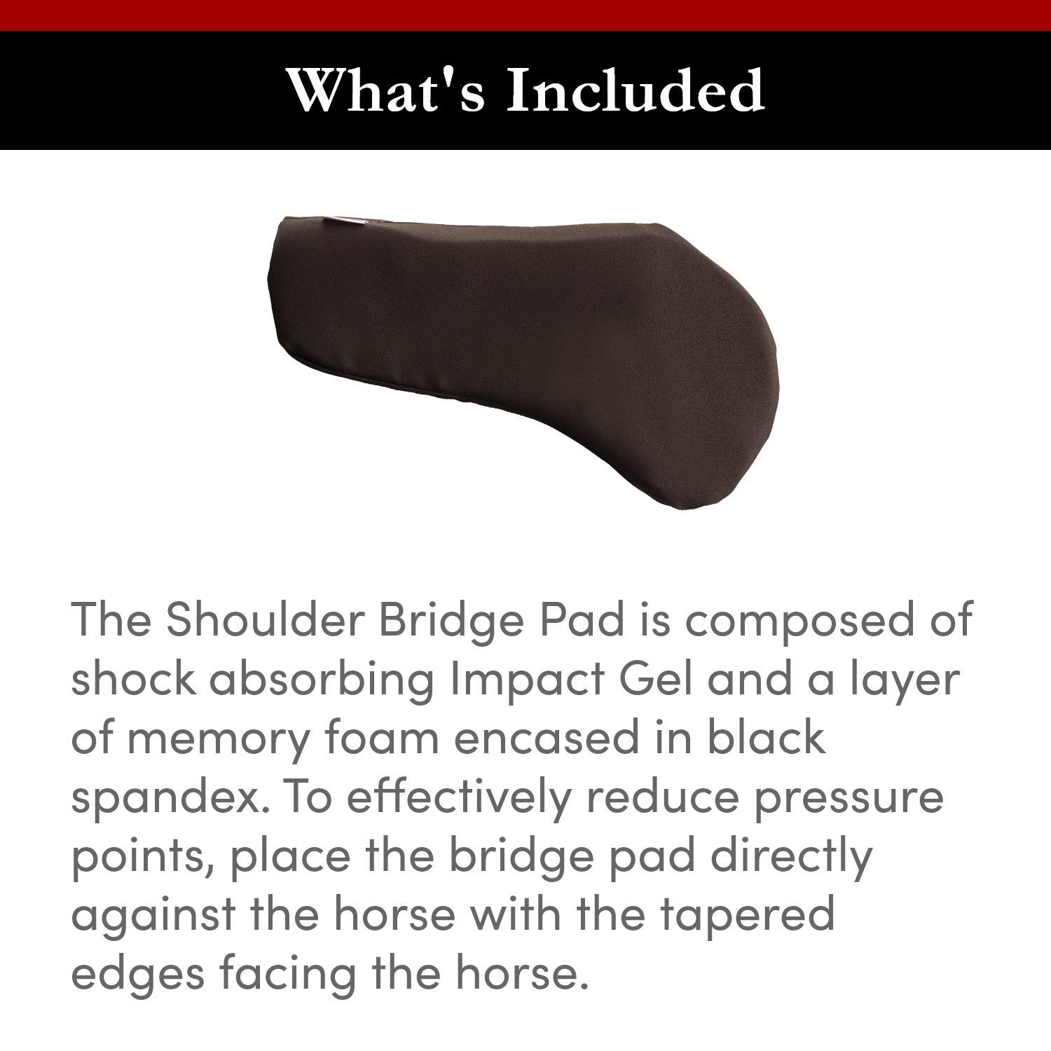 Impact Gel Bridge Pad - Comfortable Guitar Strap Support for Shoulder Pain Relief - Perfect for Musicians, Performers & Guitarists During Long Practice Sessions & Live Shows