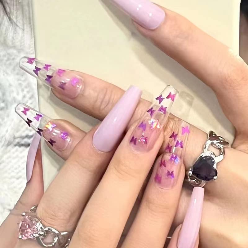Taro Purple Laser Butterfly