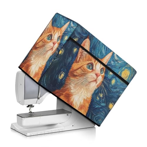 Starry Night And Cat