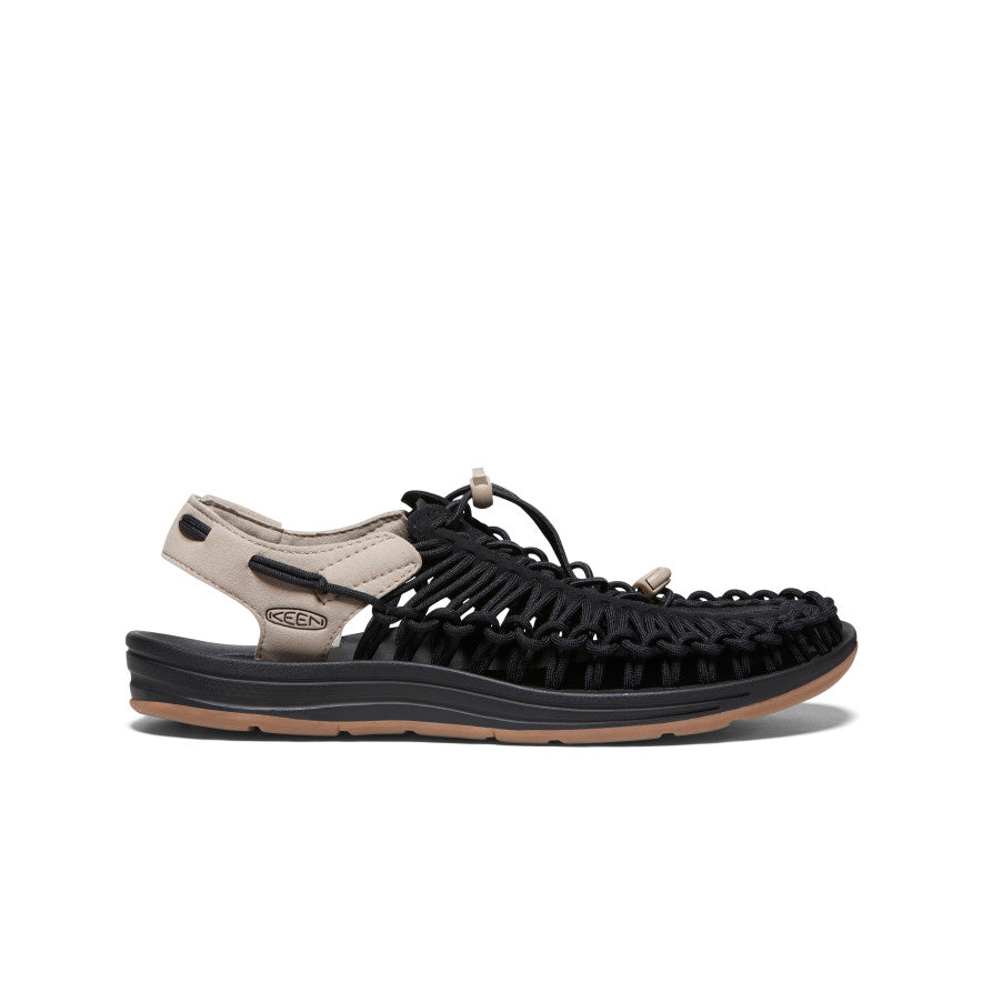 UNEEK Men's Sneakers - Black/Plaza Taupe Color | Lightweight Breathable Walking Shoes for Men | Perfect for Gym, Running & Casual Wear