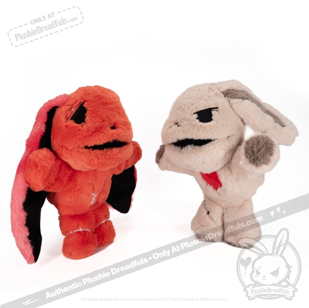 Plushie Dreadfuls Anxiety Rabbit Stuffed Animal - Soft Emotional Support Plush Toy for Stress Relief & Comfort, Perfect for Therapy, Kids Room Decor, and Anxiety Relief Gifts