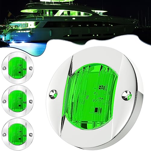 4Pcs Green w/ Green Lens