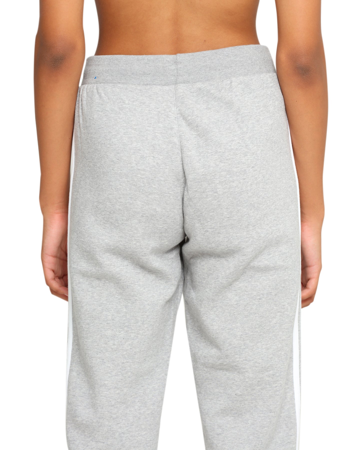 Adidas 3 Stripes Jogger Pants for Men - Grey Heather Sweatpants for Running, Gym & Casual Wear