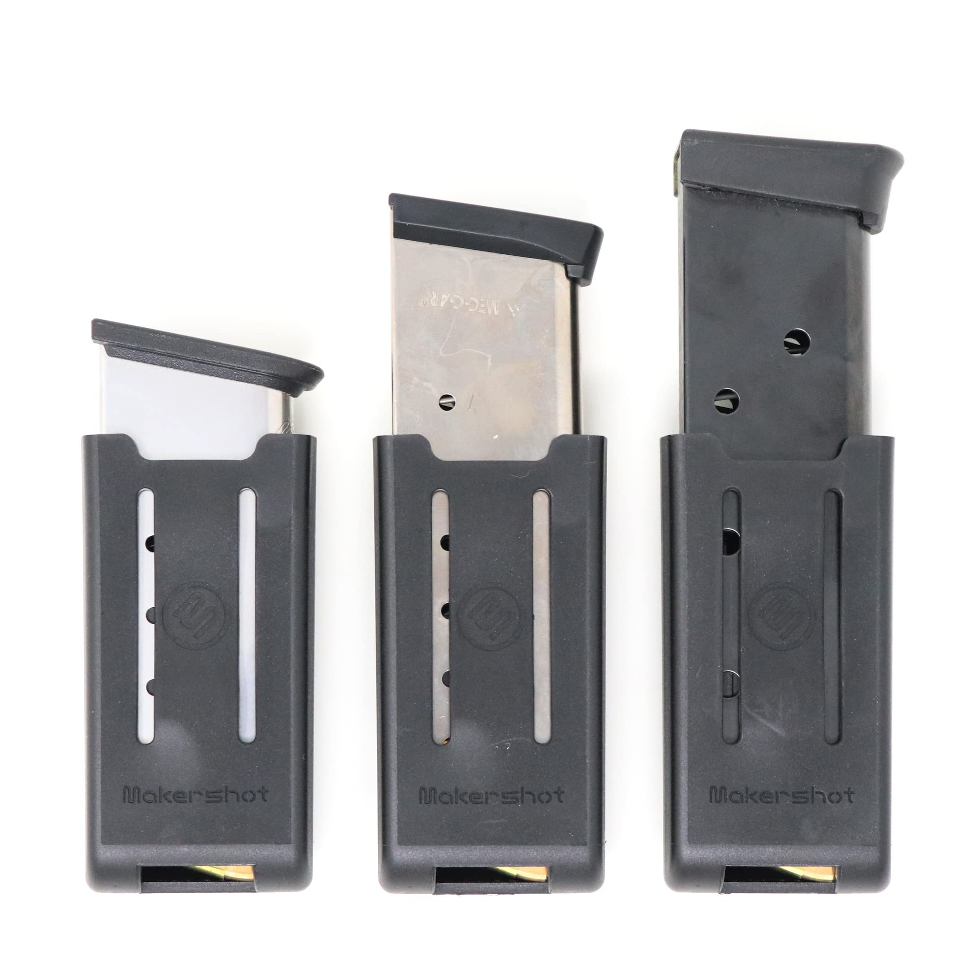 MakerShot Magazine Carrier - Tactical Gun Belt Magazine Holster for Pistol & Handgun | Durable Ammo & Clip Holder | Perfect for Range Shooting, Hunting & Tactical Training